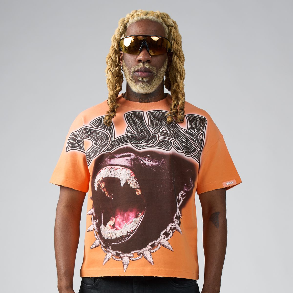 Chain Link T-Shirt - Orange