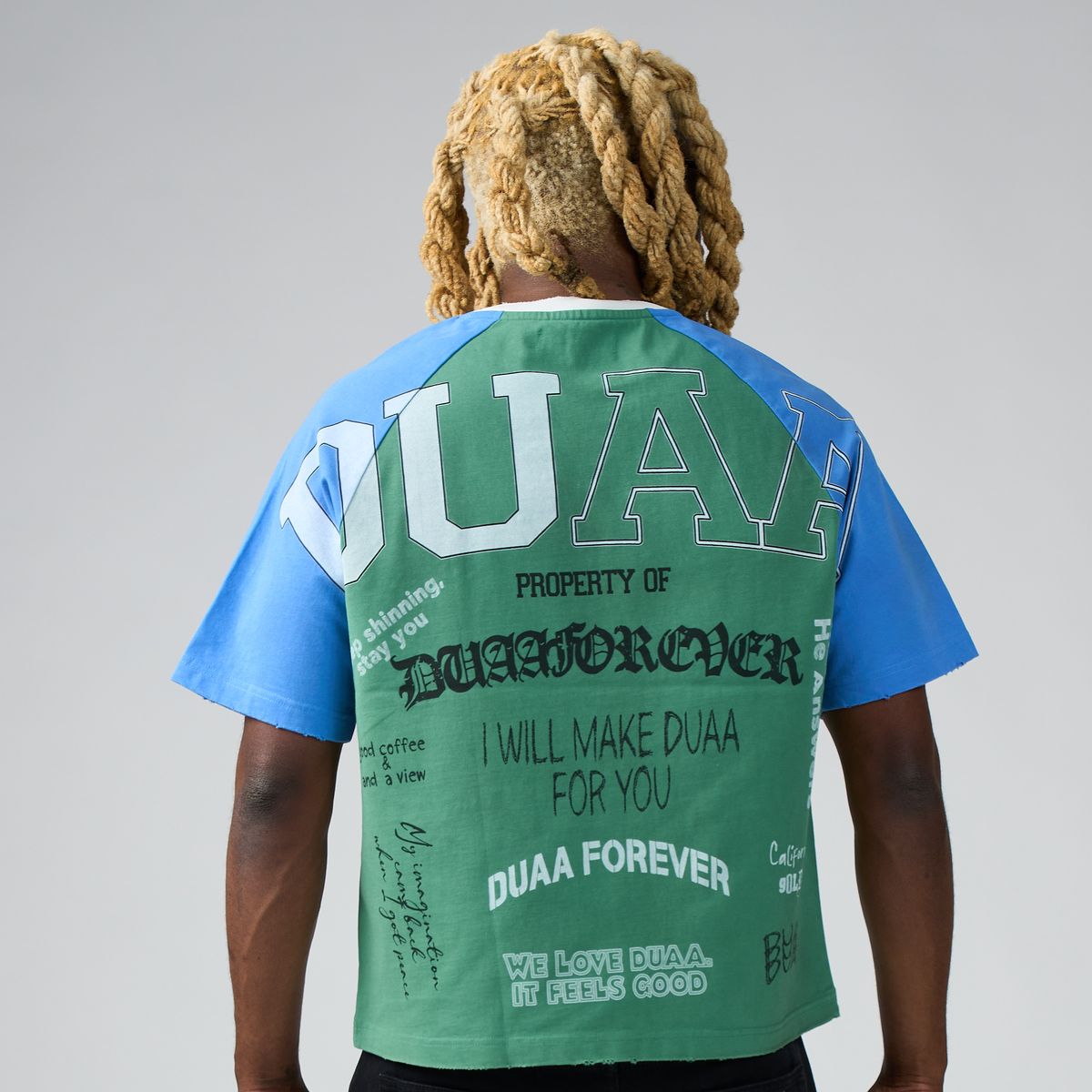 Court T-Shirt - Green & Blue