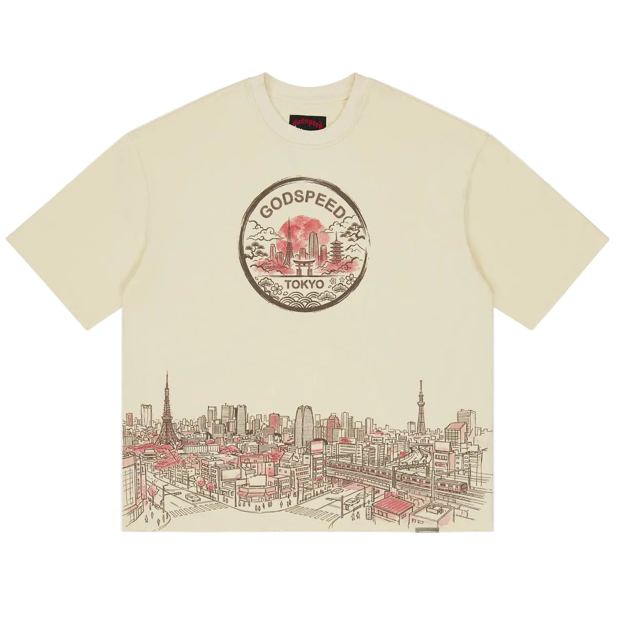 Toyoko Skyline T-Shirt - Bone
