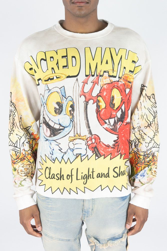 Scared Mayhem Thermal - Eggshell