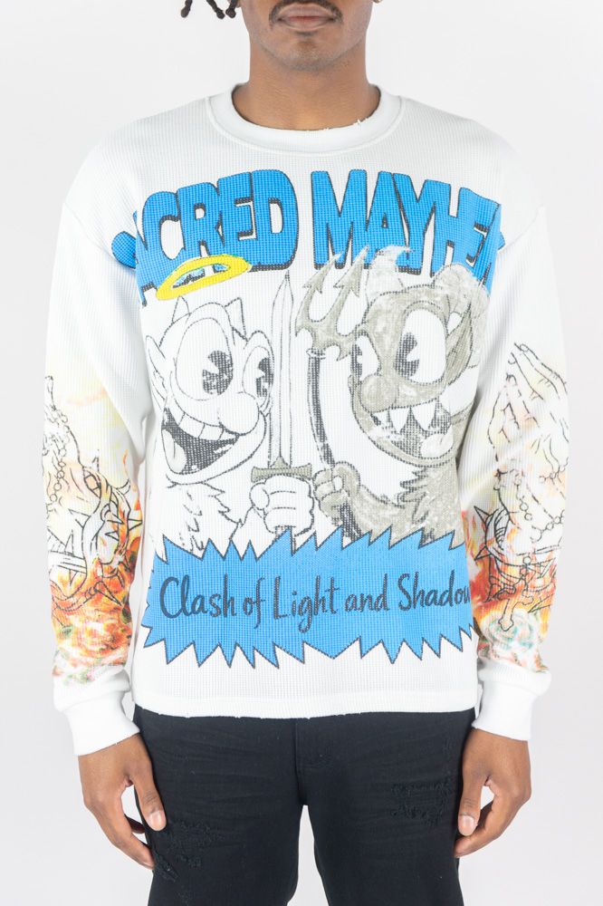 Scared Mayhem Thermal - White