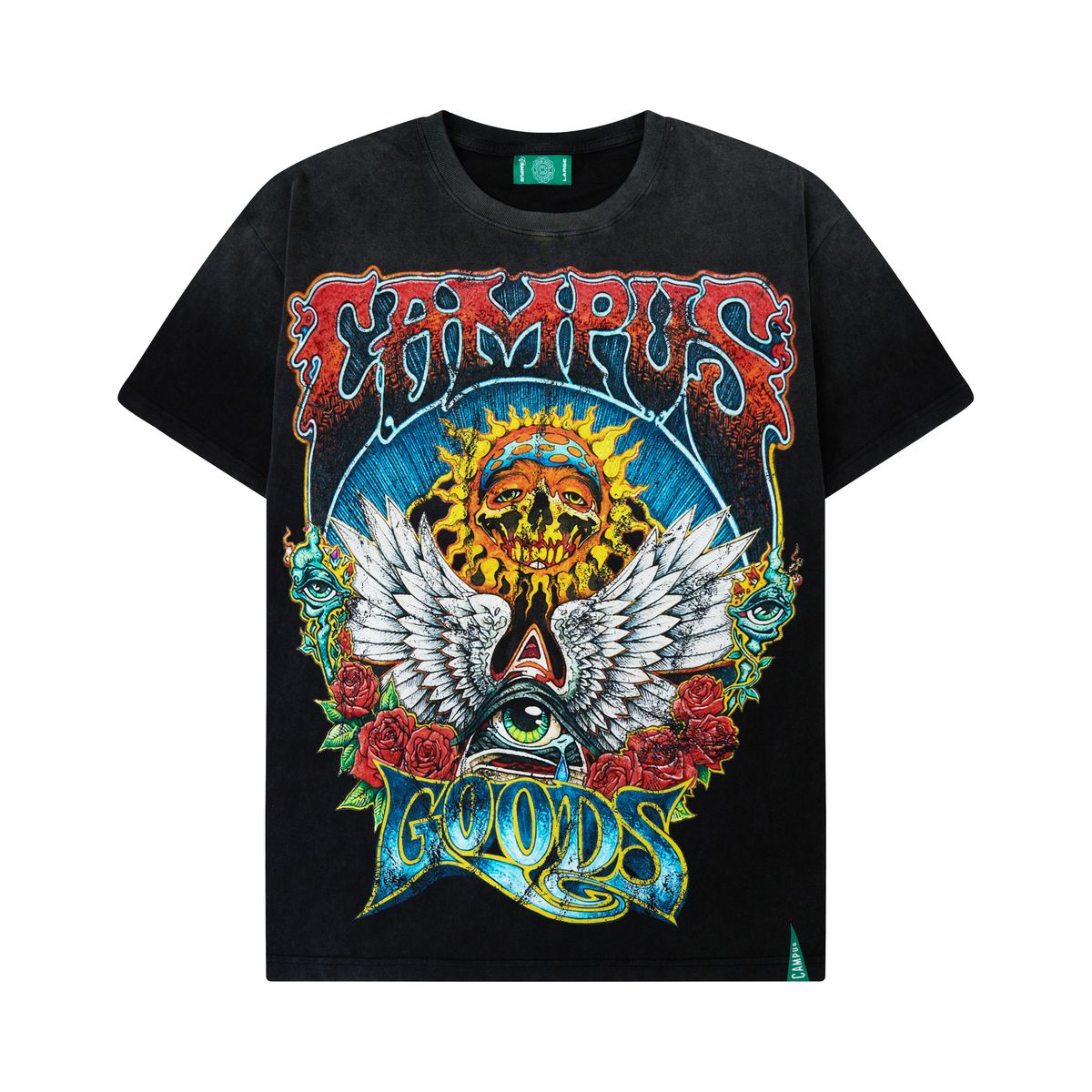 Psychedelic T-Shirt - Black