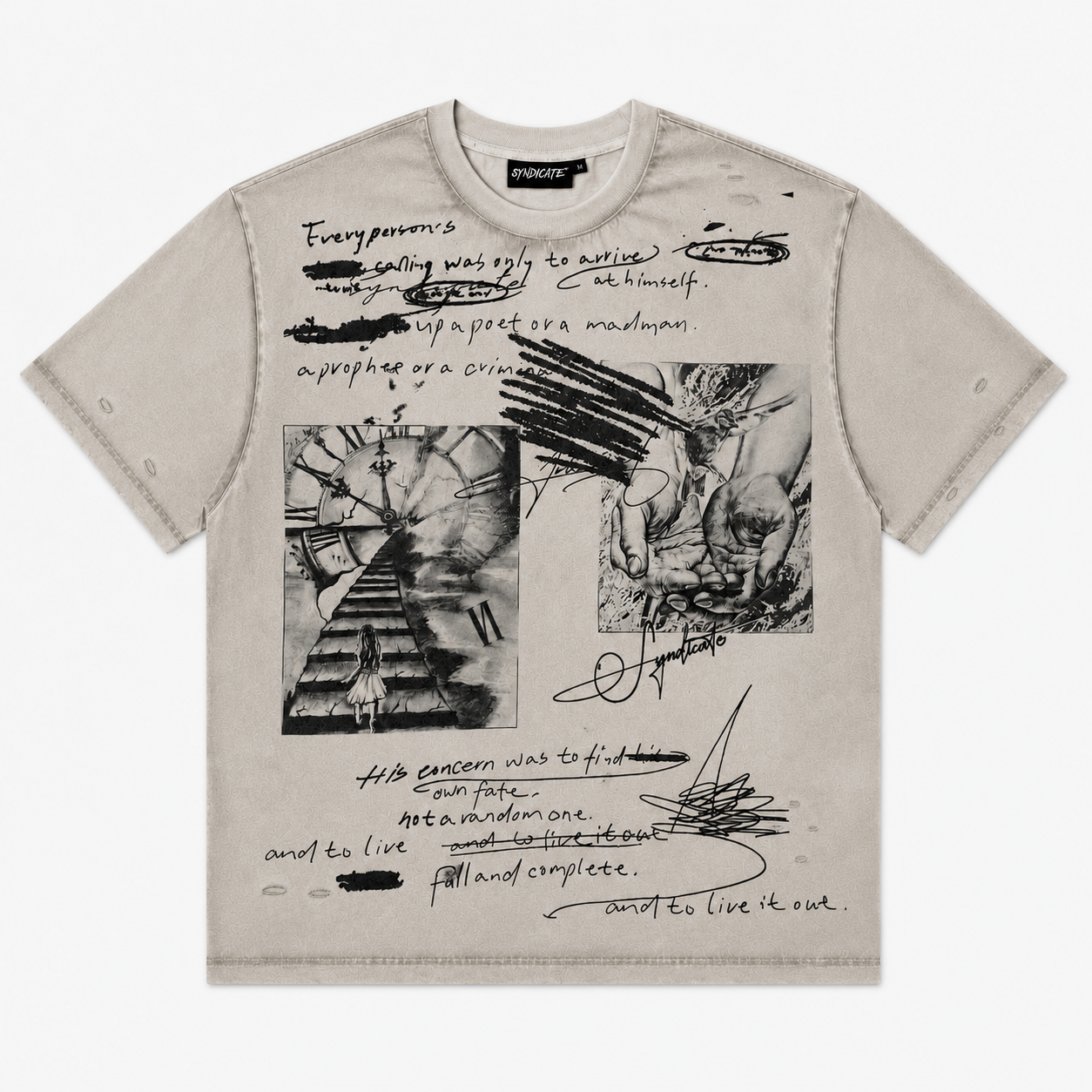 Poet - T-Shirt - White