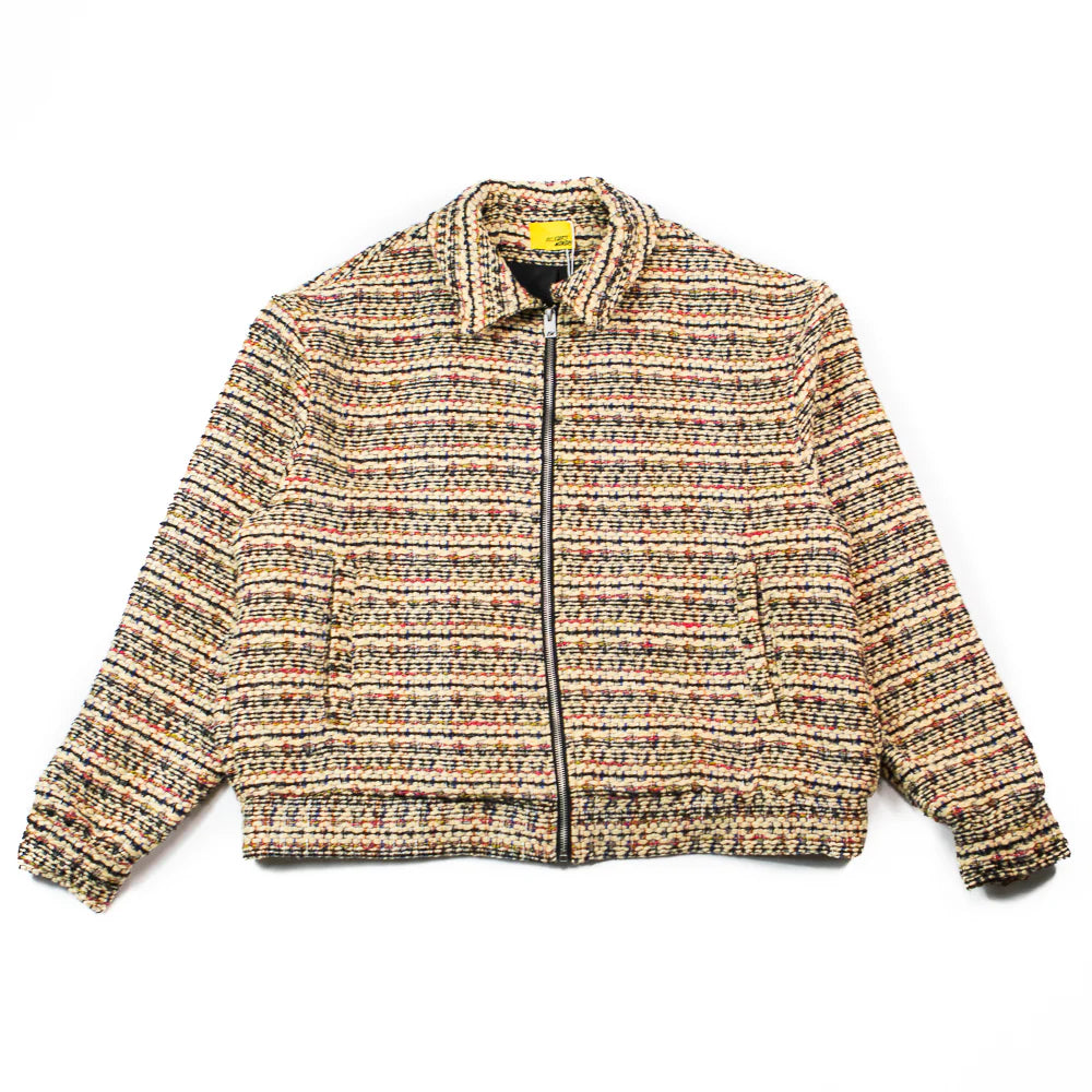 Tweed Jacket - Tan Multi