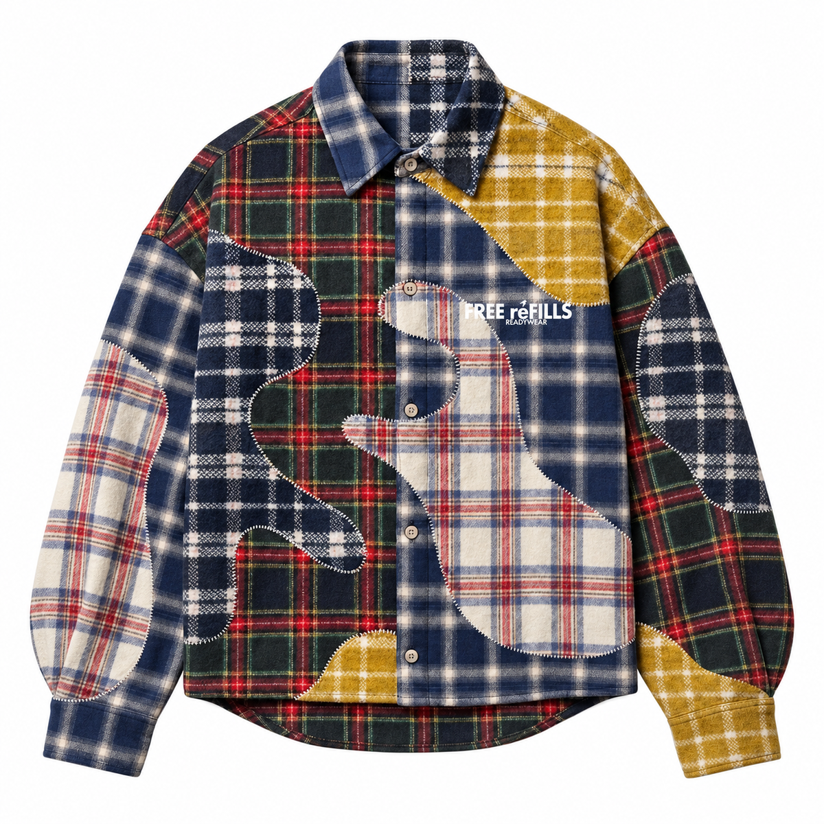Clashing Flannel L/S Shirt - Flannel