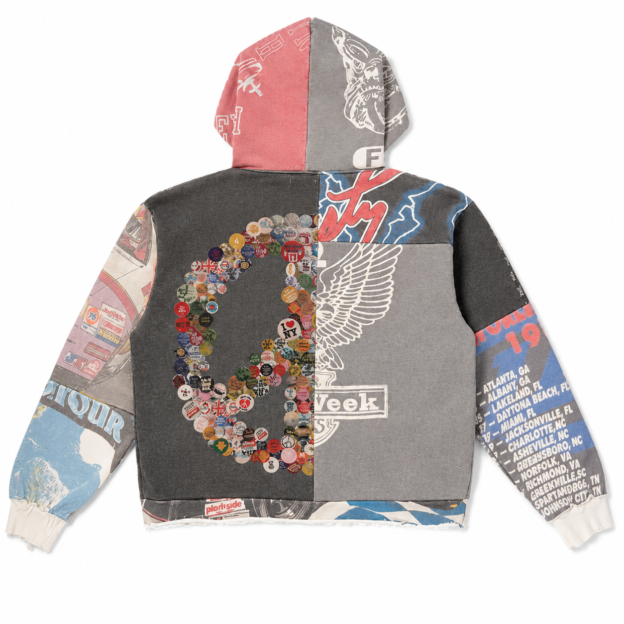 Brick Hoodie - Antique White