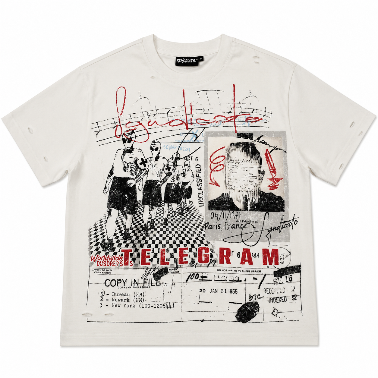 Telegram - T-Shirt - White