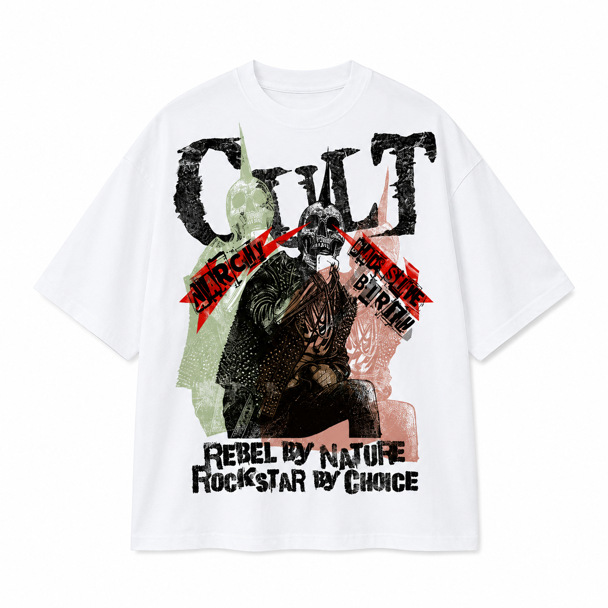 Cult Anarchy - T-Shirt - White