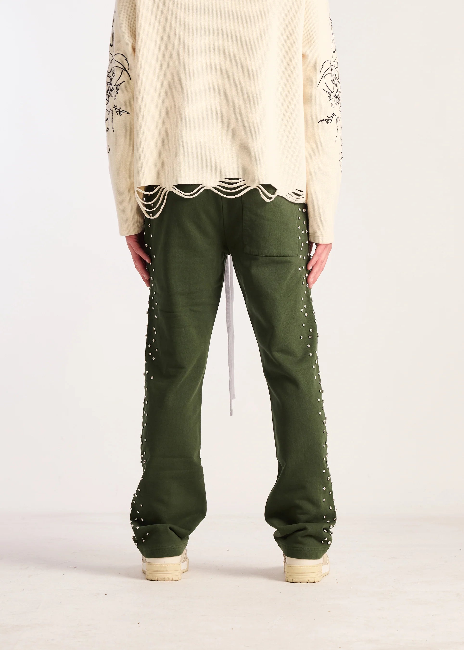 Ice Lounge Pant - Dark Green
