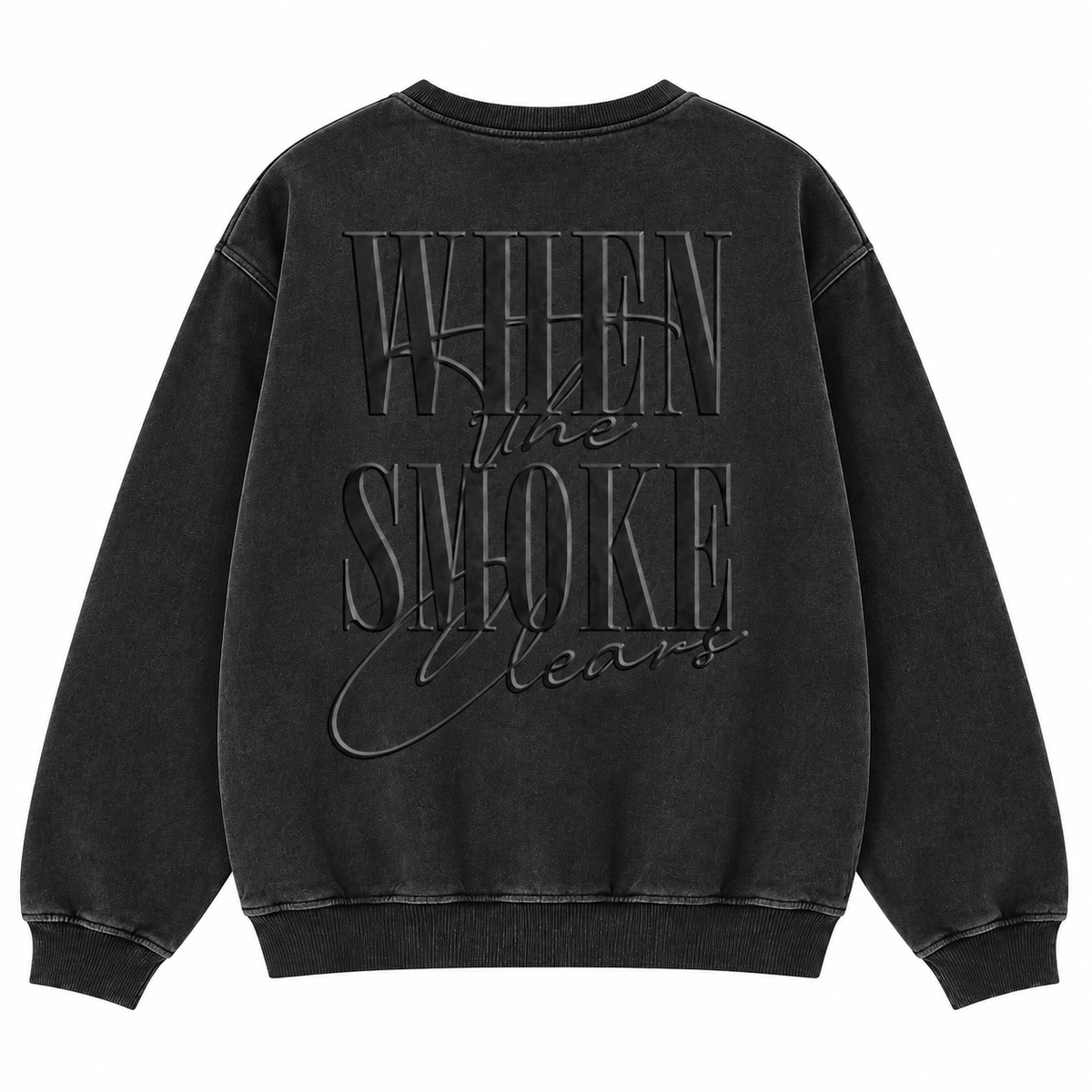 Smoke Crewneck - Black