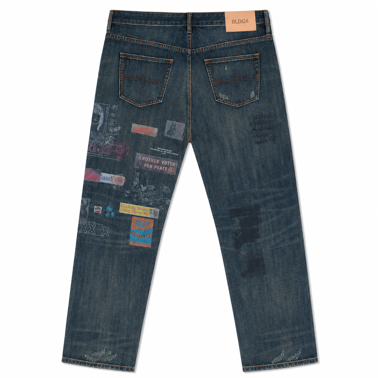 Cement Jean - Dark Blue