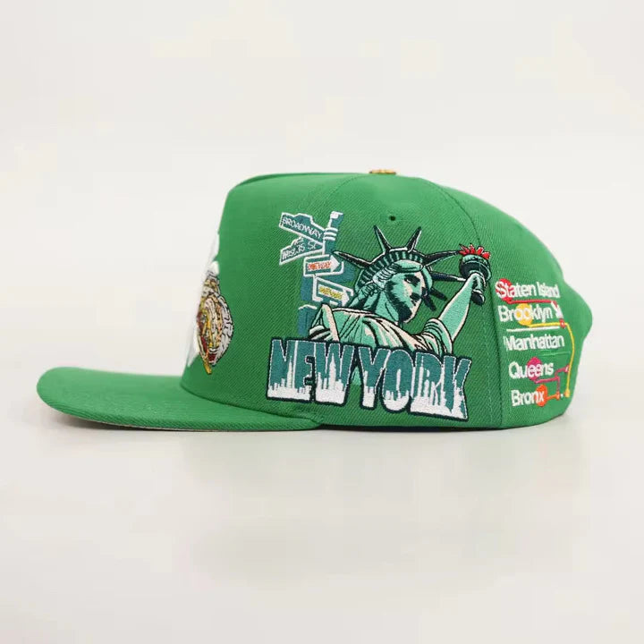 Bacon Egg and Cheese Strap Back - Green Apple