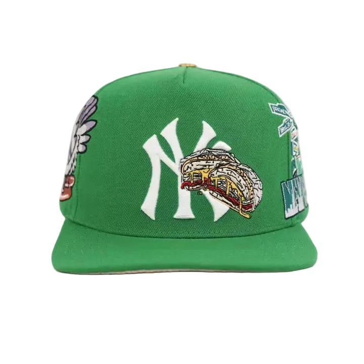 Bacon Egg and Cheese Strap Back - Green Apple