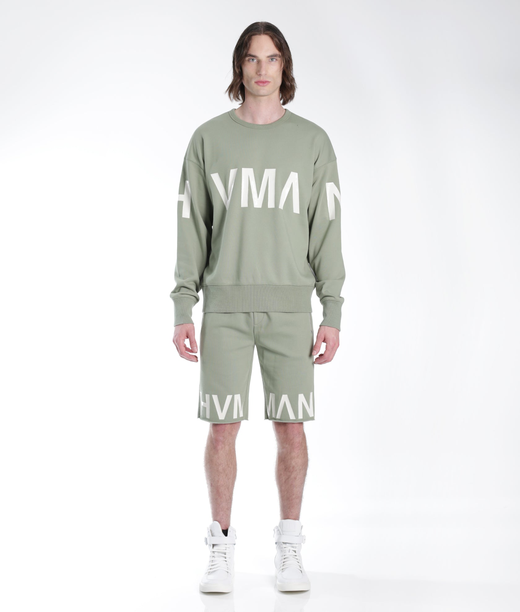 FRENCH TERRY SWEATSHORT IN ASPEN