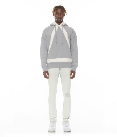 PULLOVER SWEATSHIRT IN GHOST GREY