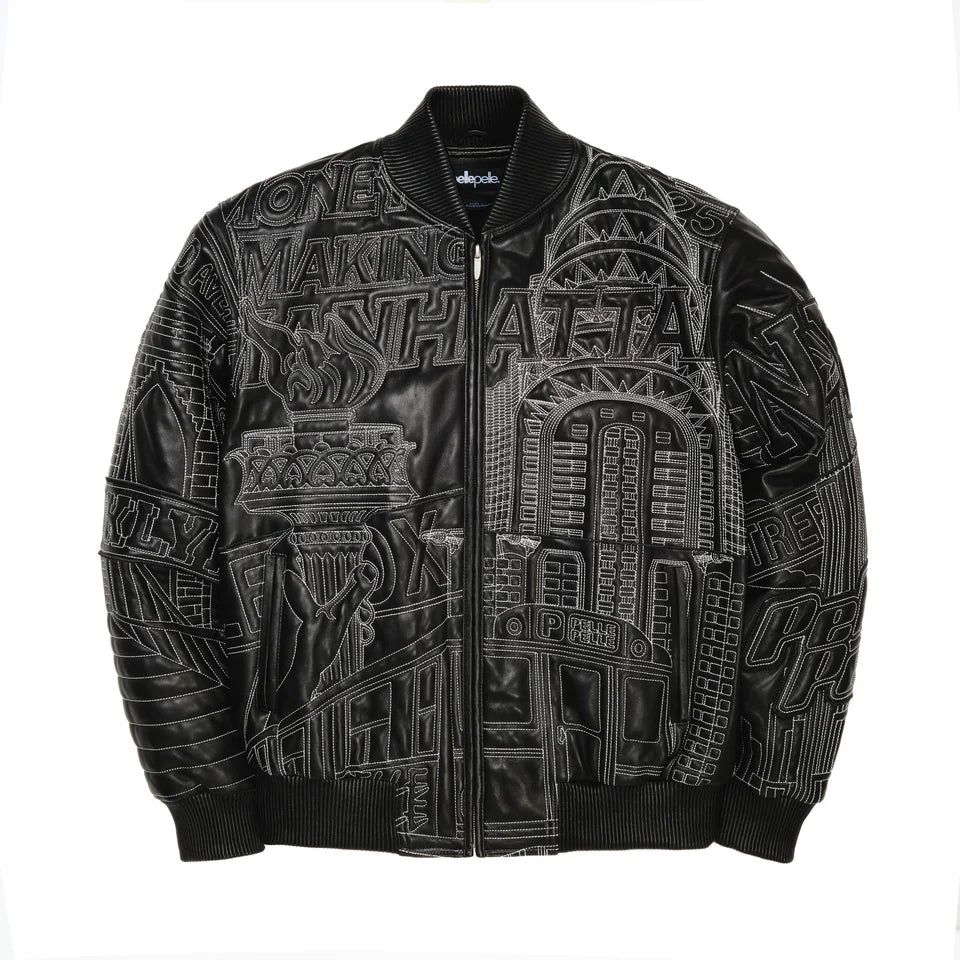 NYC Boro Quilted Jacket - Black