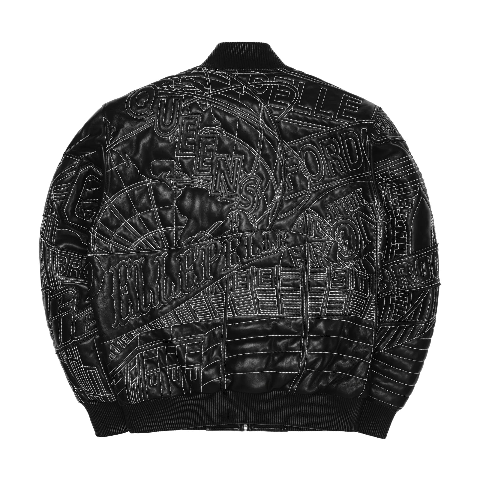 NYC Boro Quilted Jacket - Black