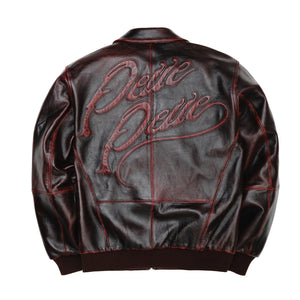 Two Tone Pelle Jacket - Black & Red – Sammys NYC