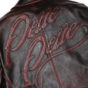 Two Tone Pelle Jacket - Black & Red – Sammys NYC