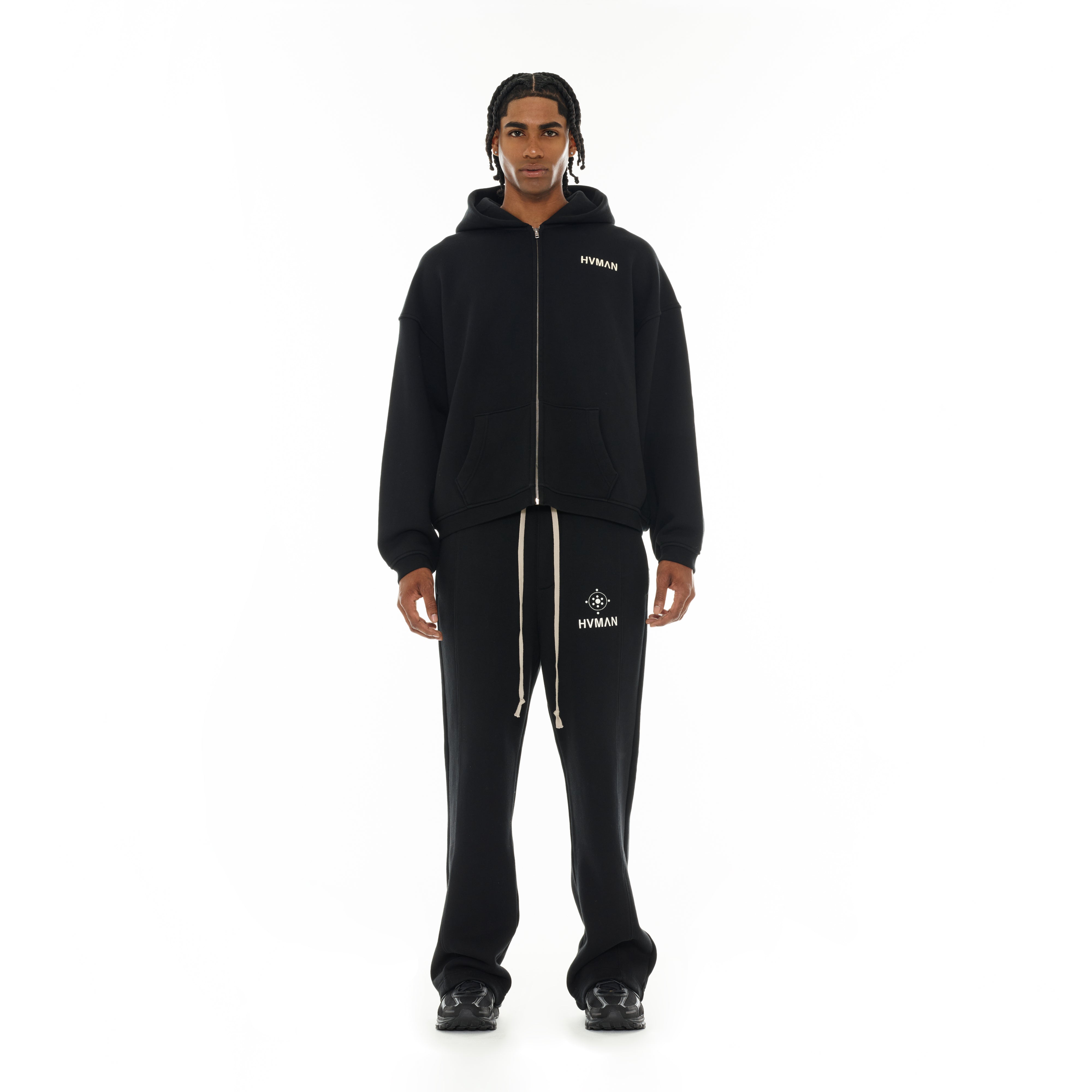 Hvman's Oversized Sweatpants in Black