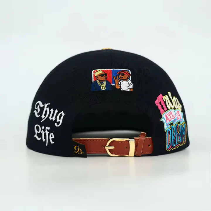 East vs West. Iced out Strapback - Black