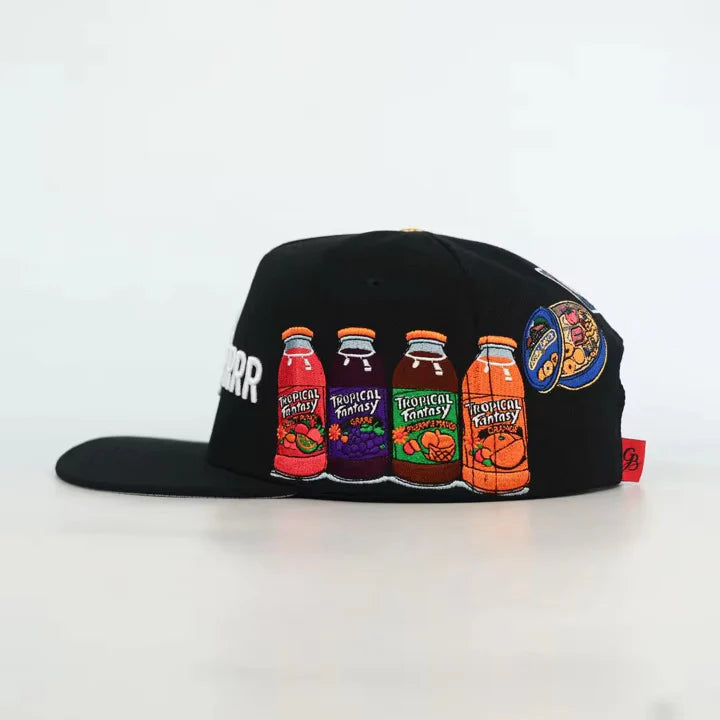 Tropical Fantasy Strapback - Black