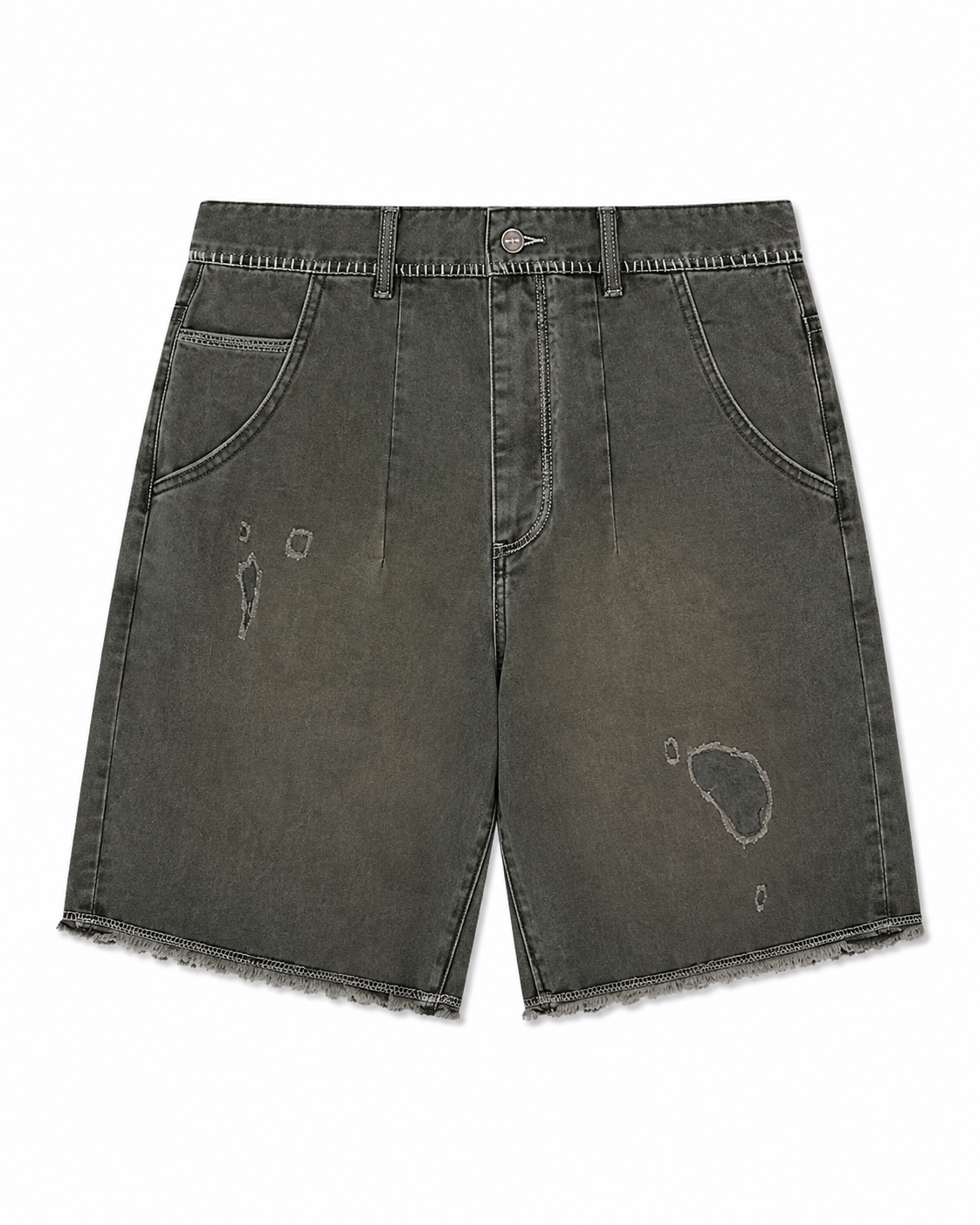 Monday, Monday Canvas Shorts - Dark Olive