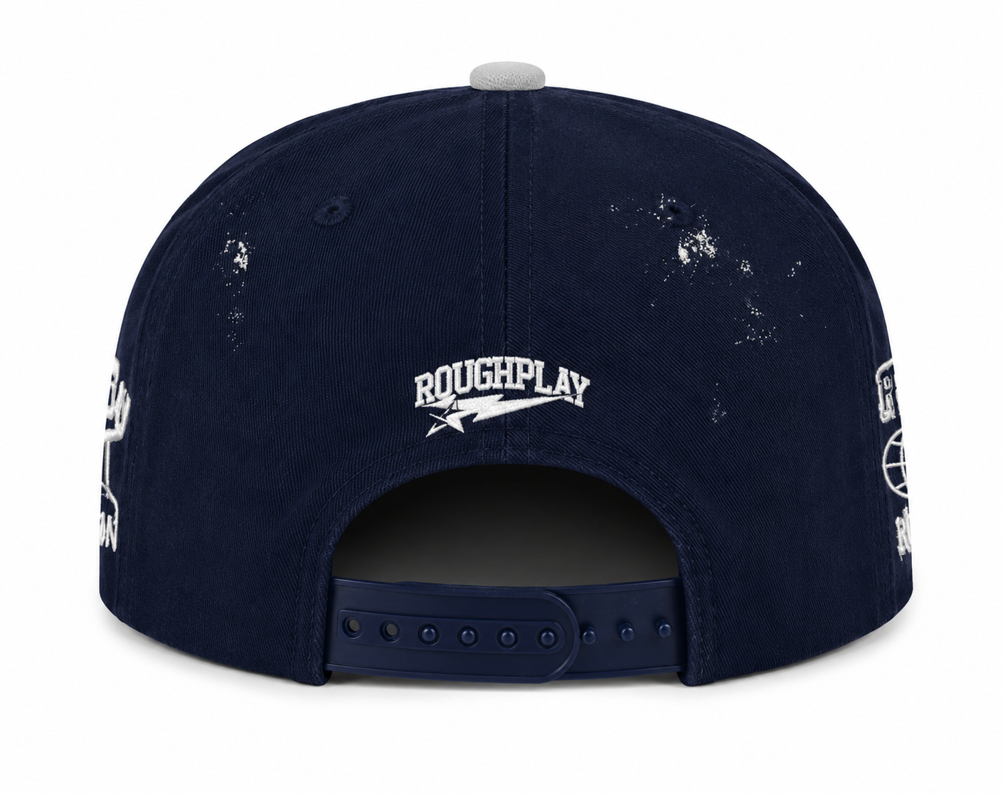 Vintage Snapback - Navy/Silver