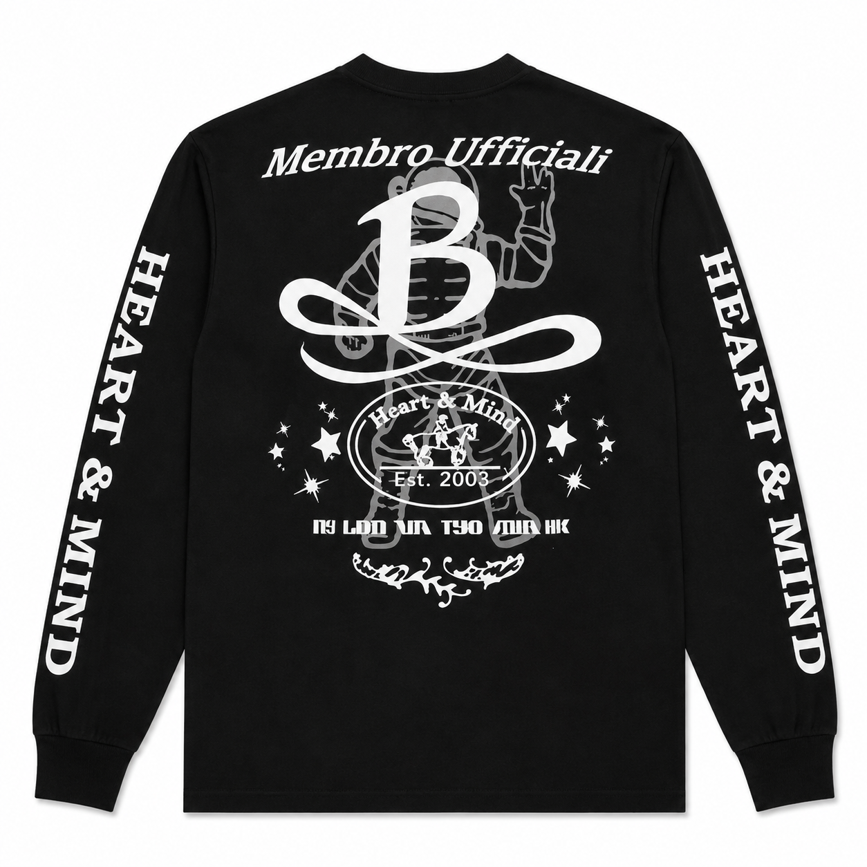 BB Vintage Long Sleeve T-Shirt - Black