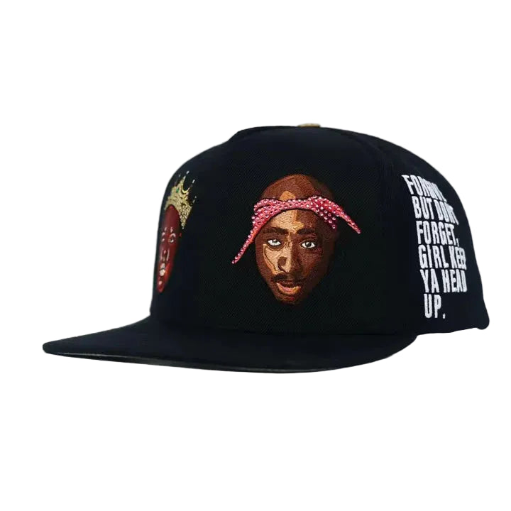 East vs West. Iced out Strapback - Black