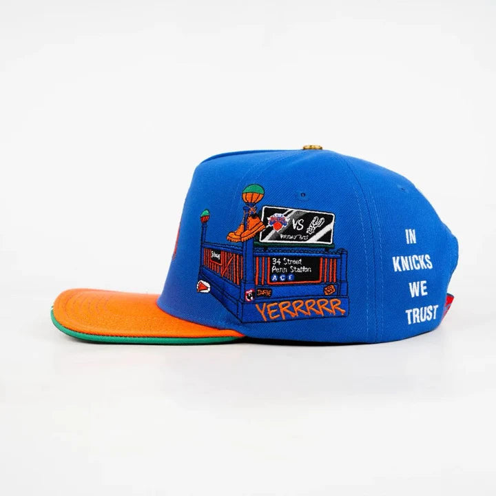 Let’s go NYK Strap Back - Royal/Orange