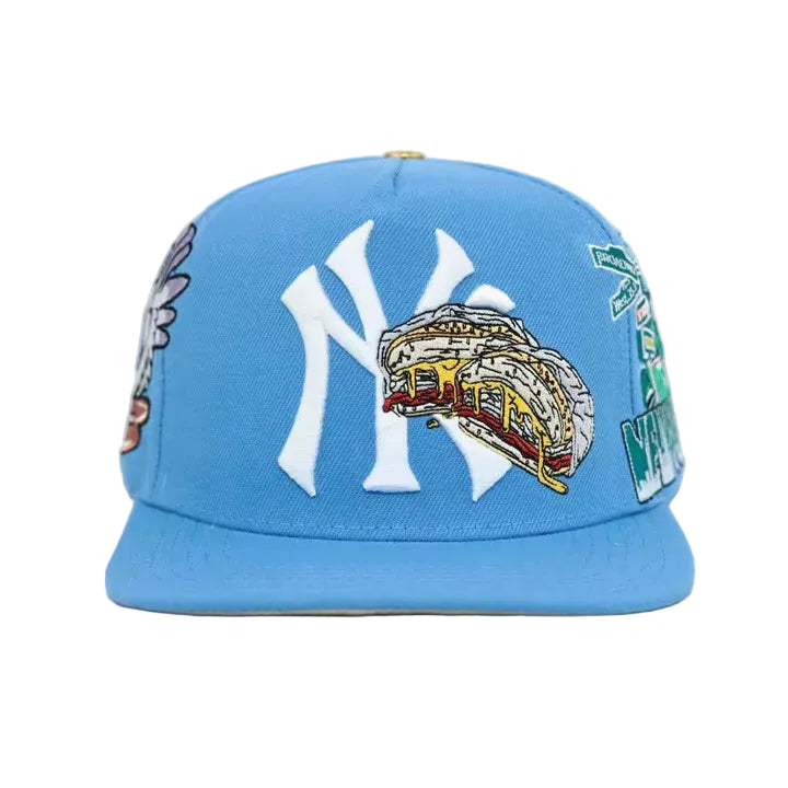 Bacon egg and cheese 2.0 Strap back - Baby Blue