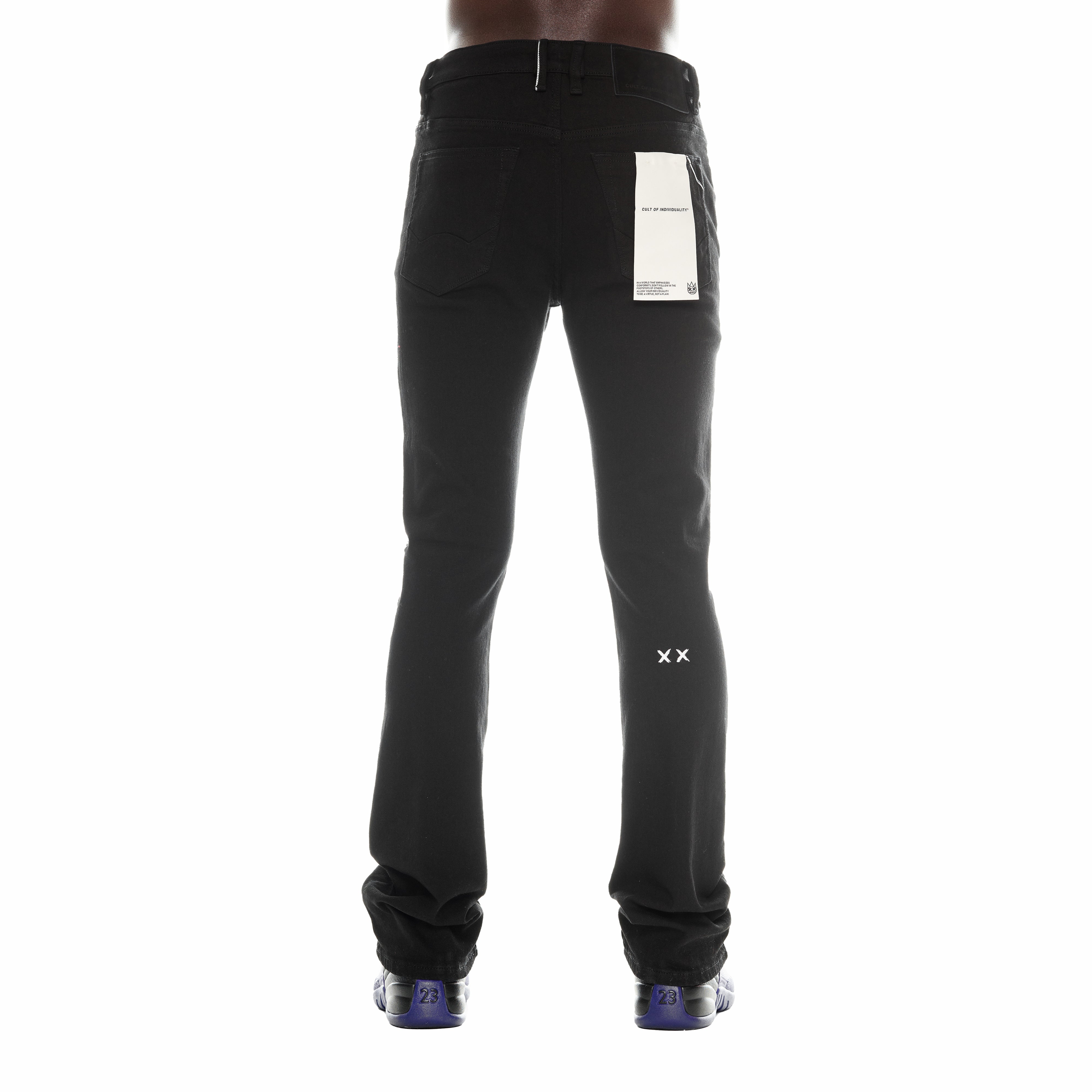 LENNY BOOTCUT JEANS IN TRIPLE BLACK