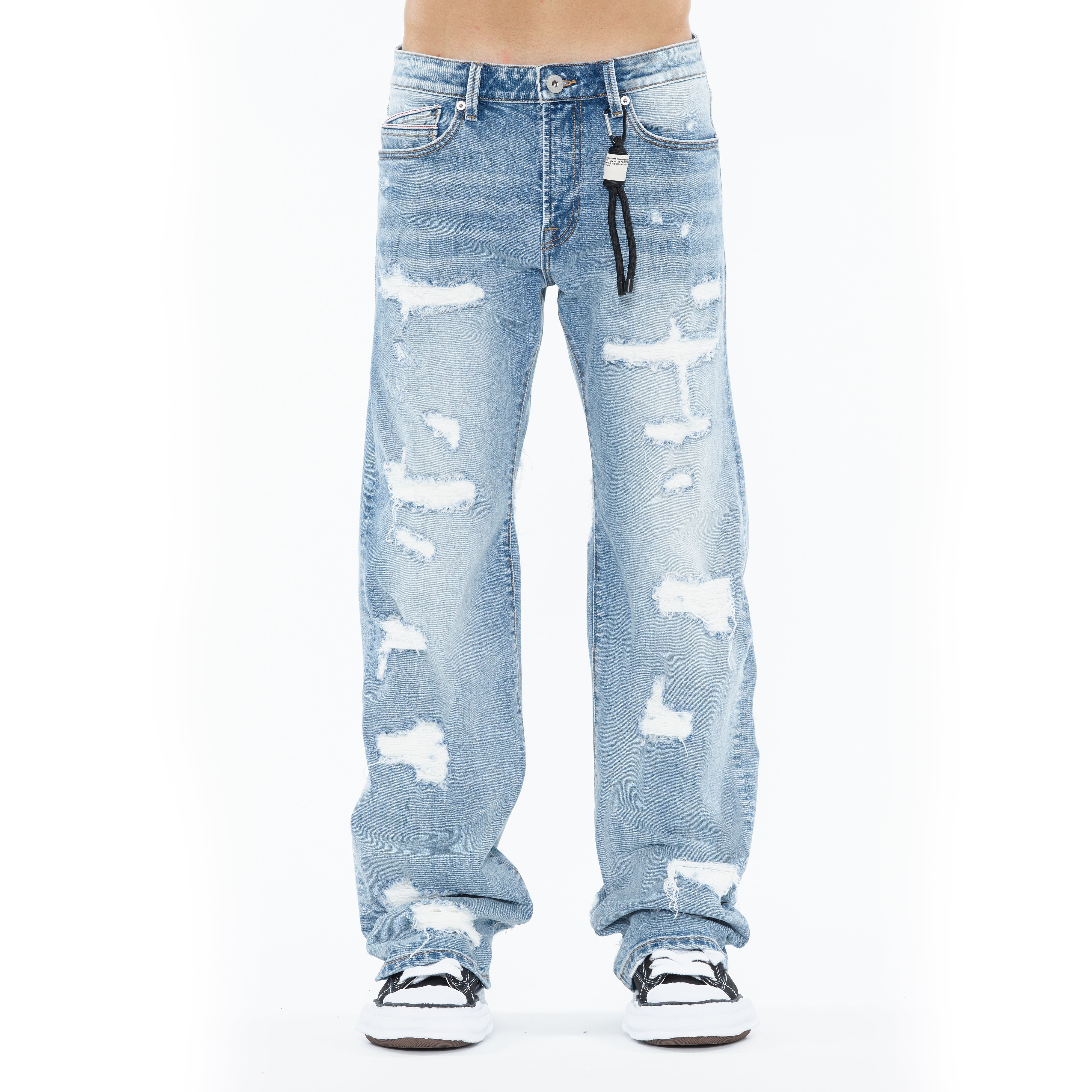 Cult's Grunge Baggy 607 Jeans in Back Emb