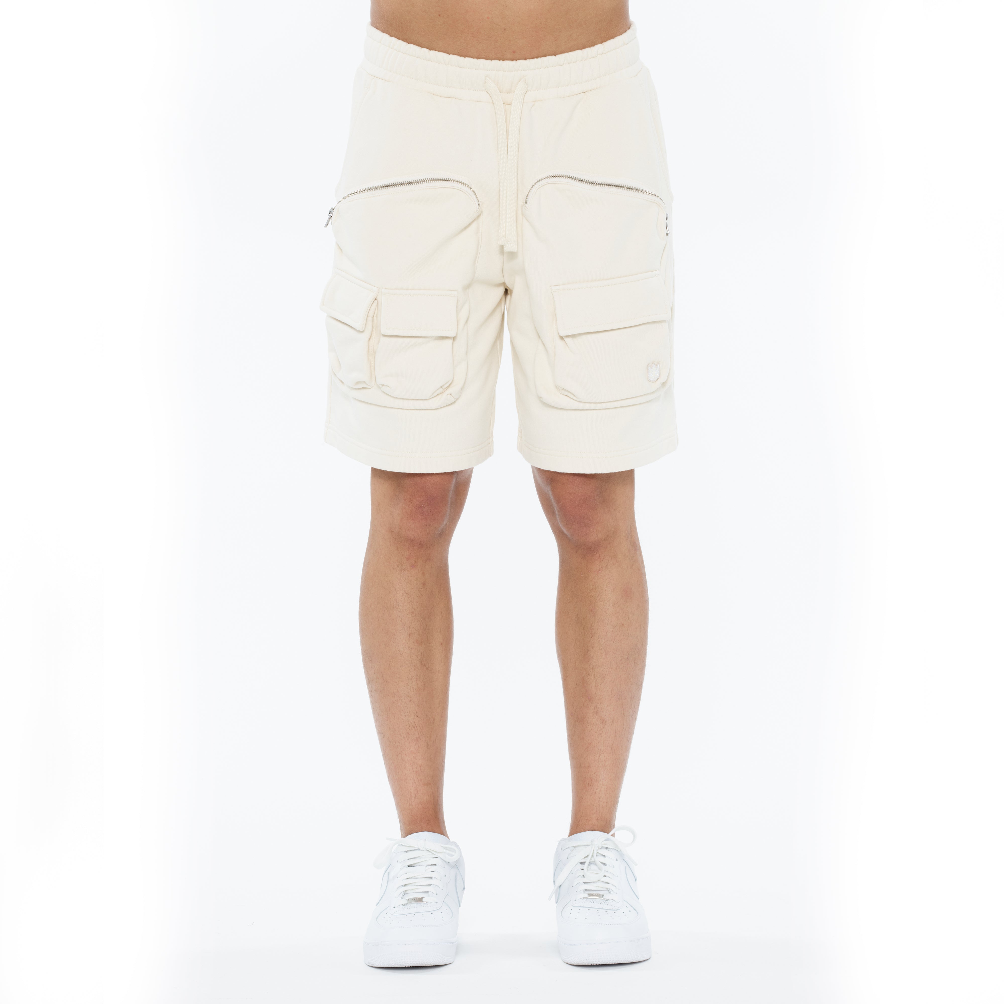 Cult's Cargo Shorts in Winter White