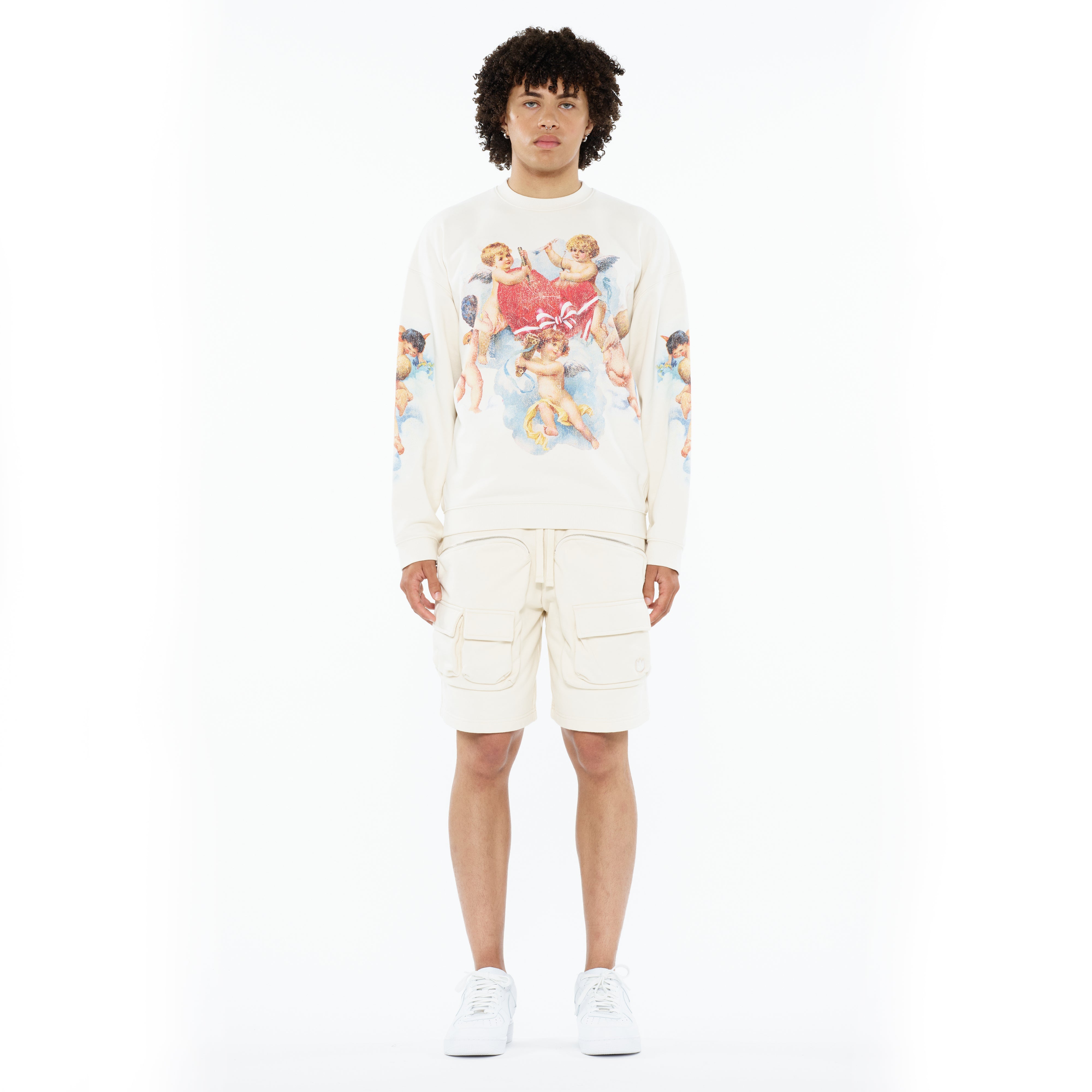 Cult's Cargo Shorts in Winter White