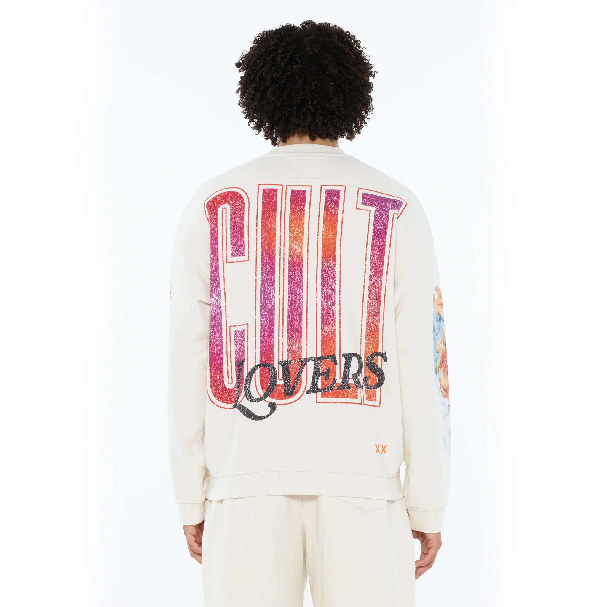 Cult's Novelty Fleece Crew Sweatshirt - Winter White