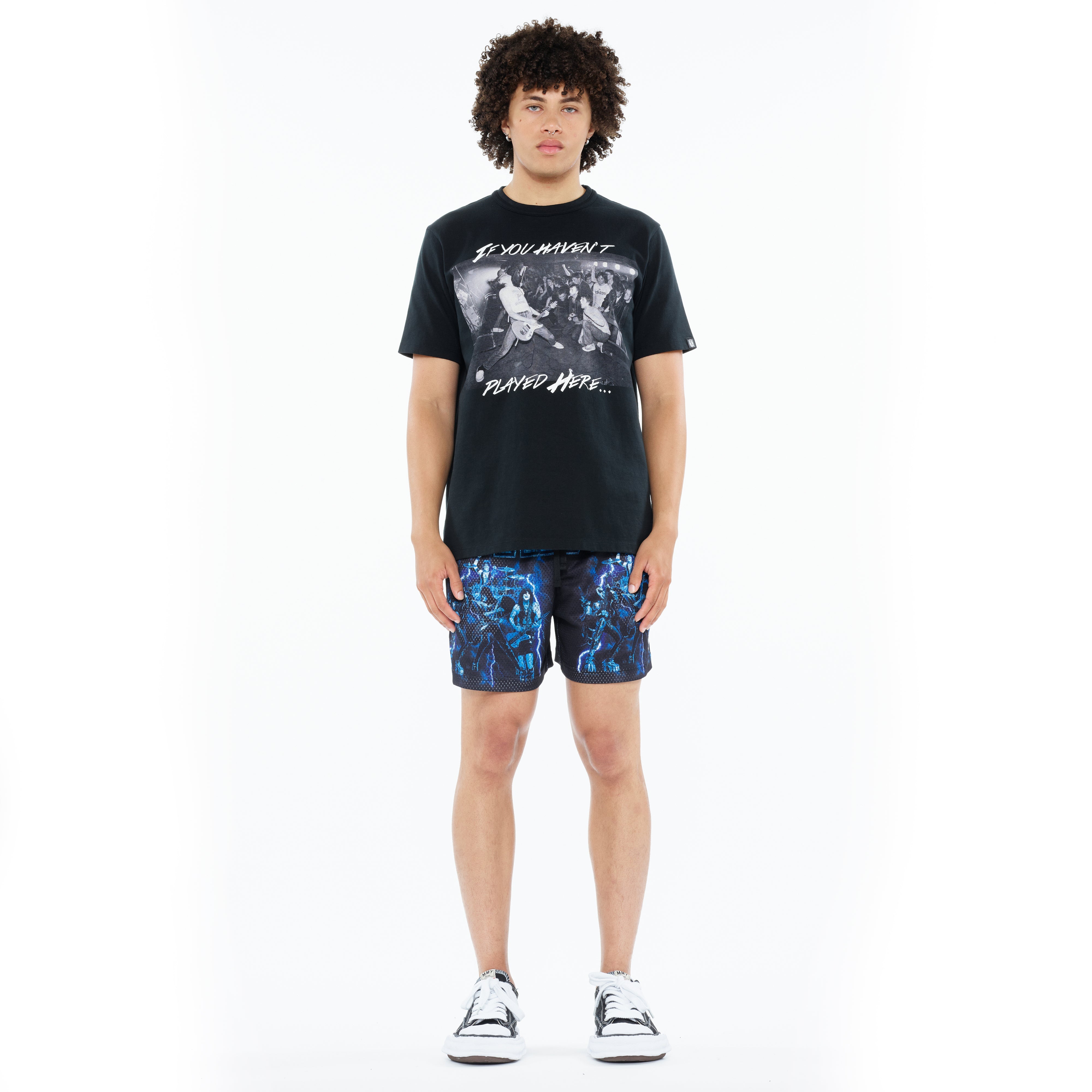 Cult's Mesh Shorts in Kiss