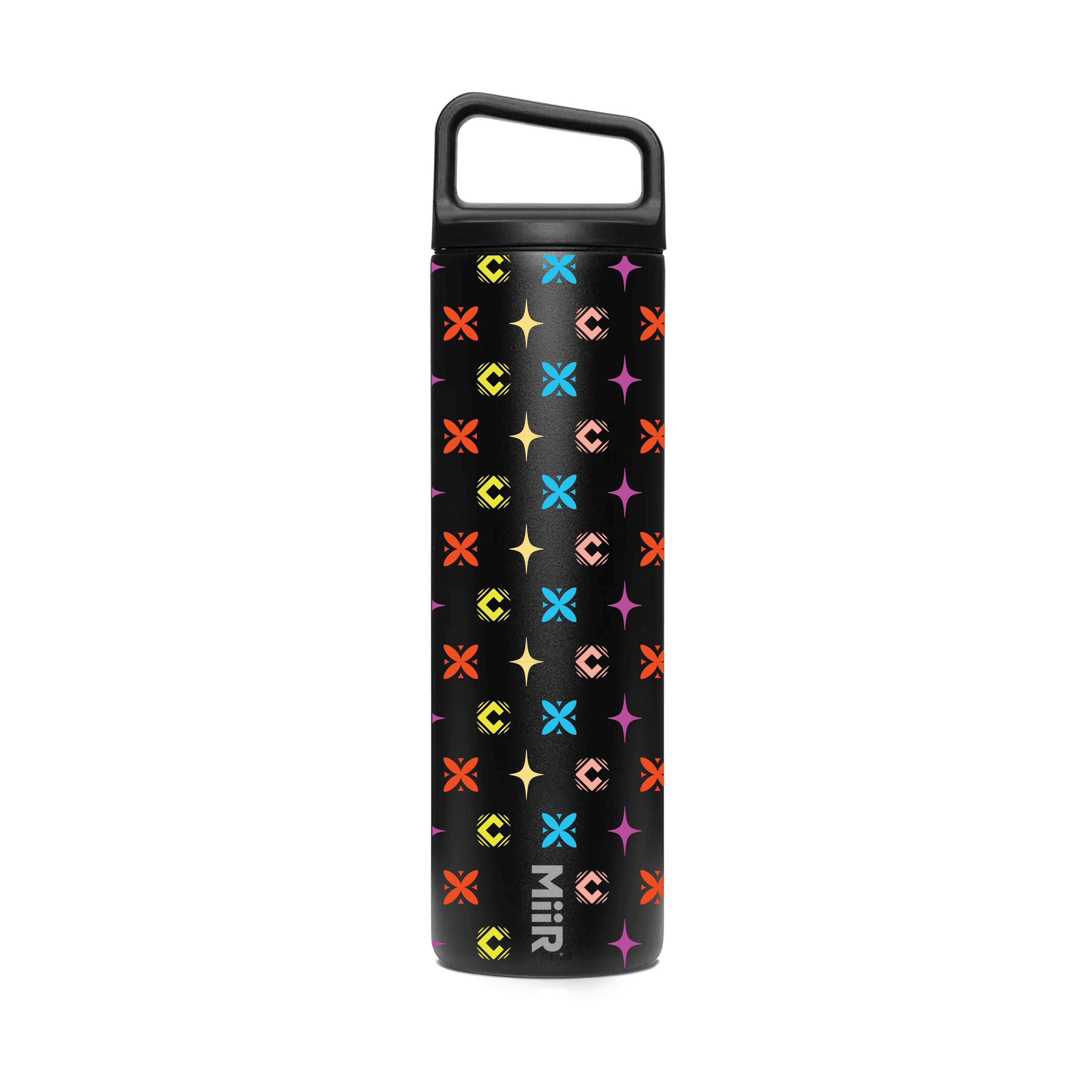 Cult x MiiR Limited Edition Climate+ 20 oz Wide Mouth Vacuum Insulation Bottle in CX Monogram Multicolor White or Black