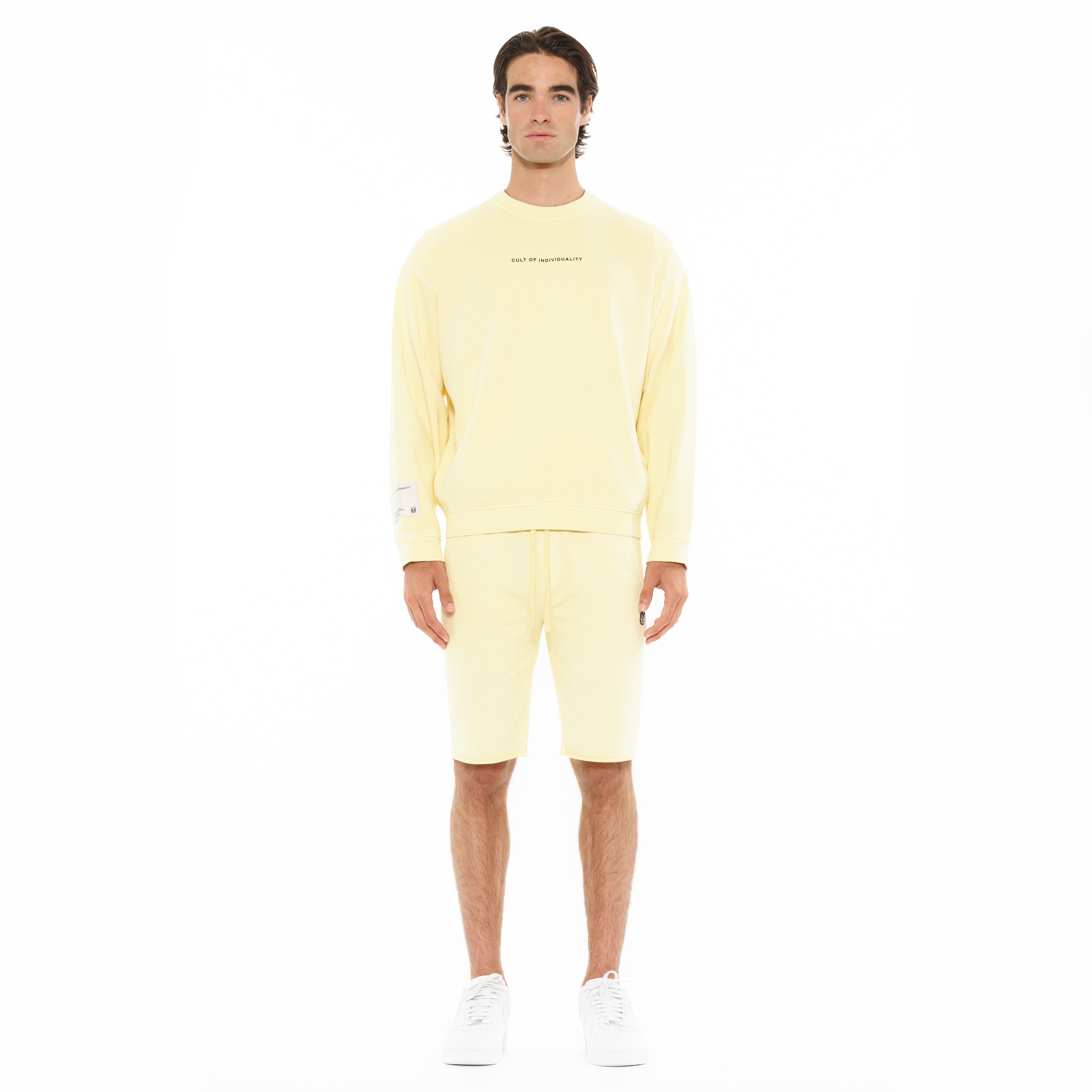 Cult's Crew Neck Fleece in Banana