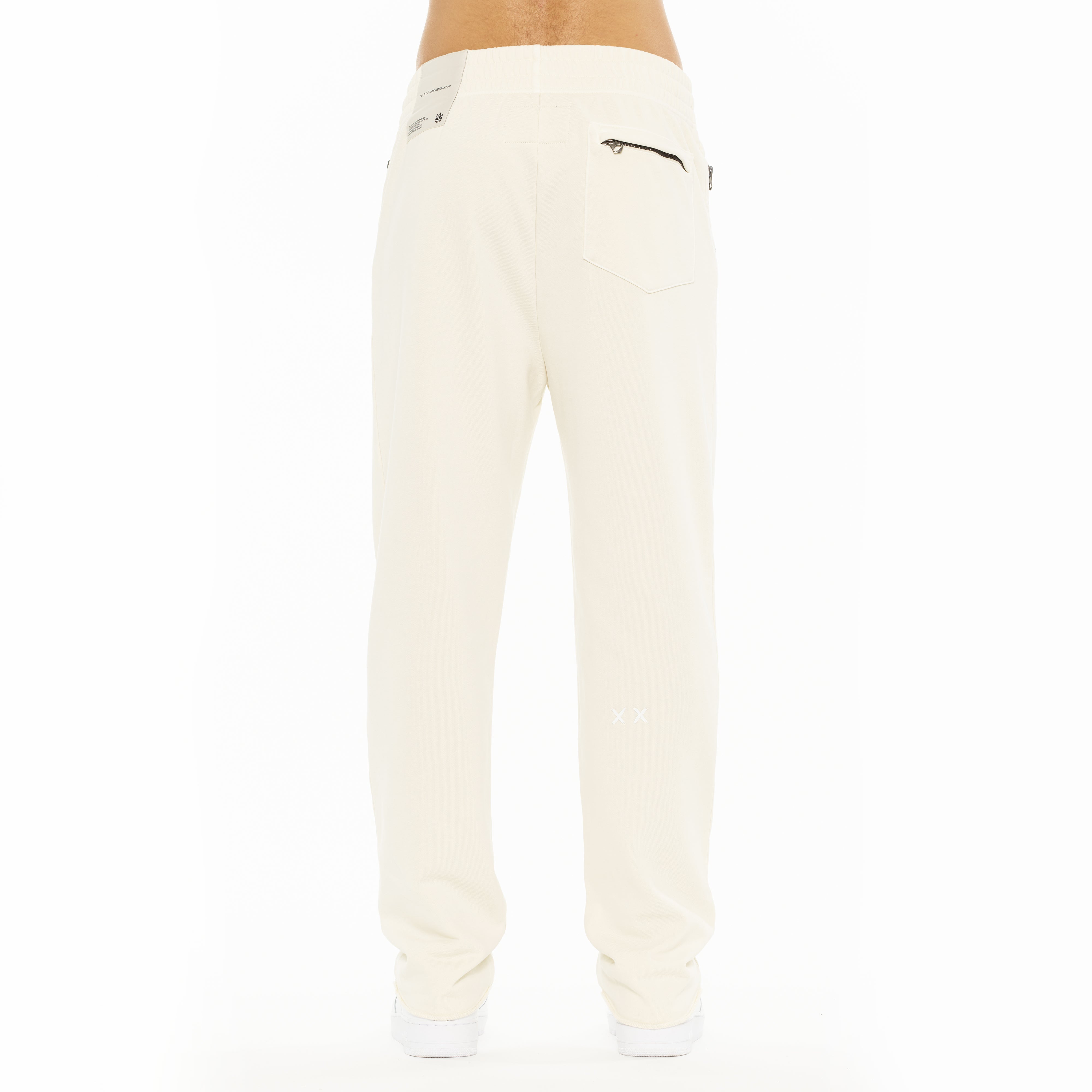 Cult's Open Hem Sweatpants in Winter White