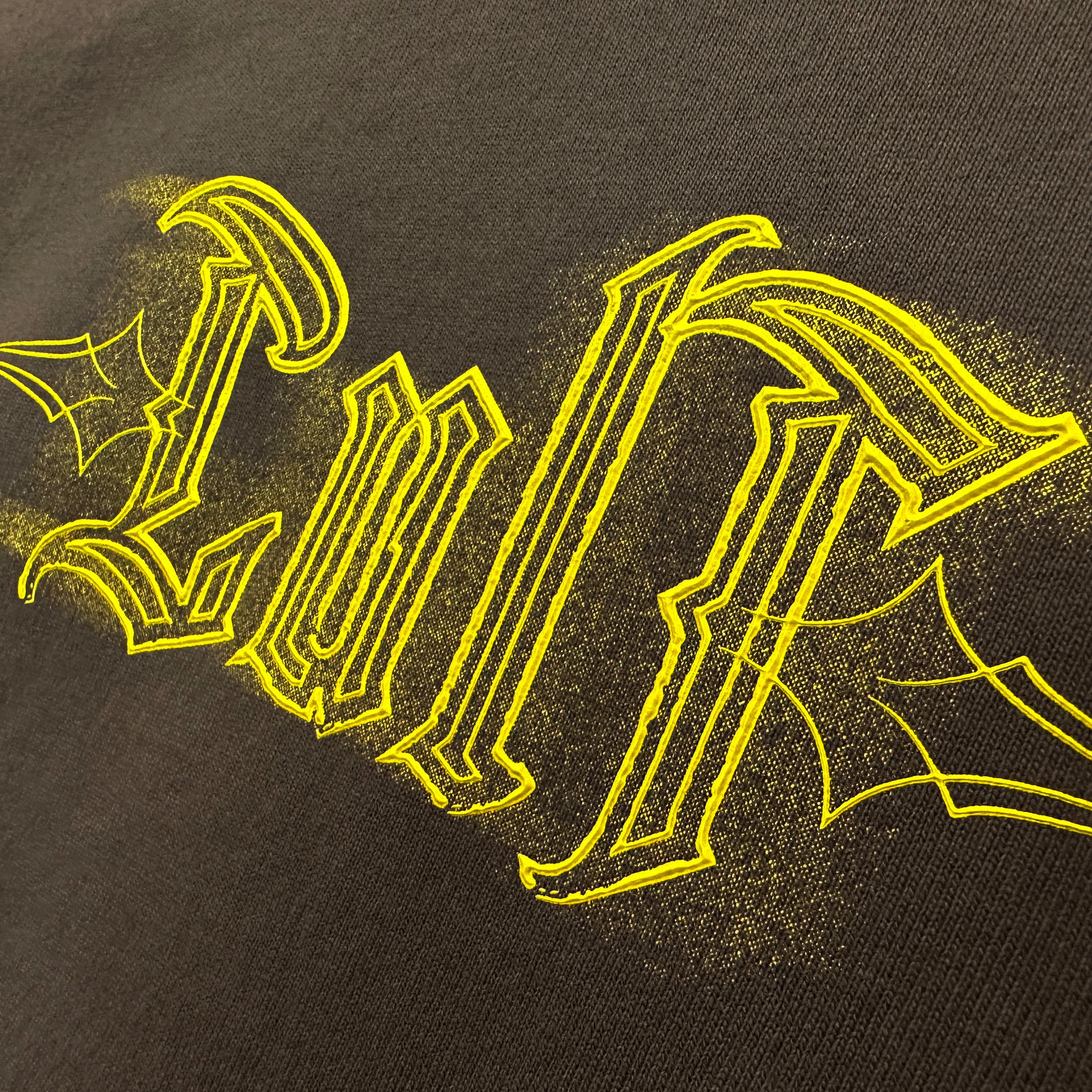 Cult's Oversized Heavyweight Boxy Fit Short Sleeve Crew Neck Tee "Pinstripe" in Sage