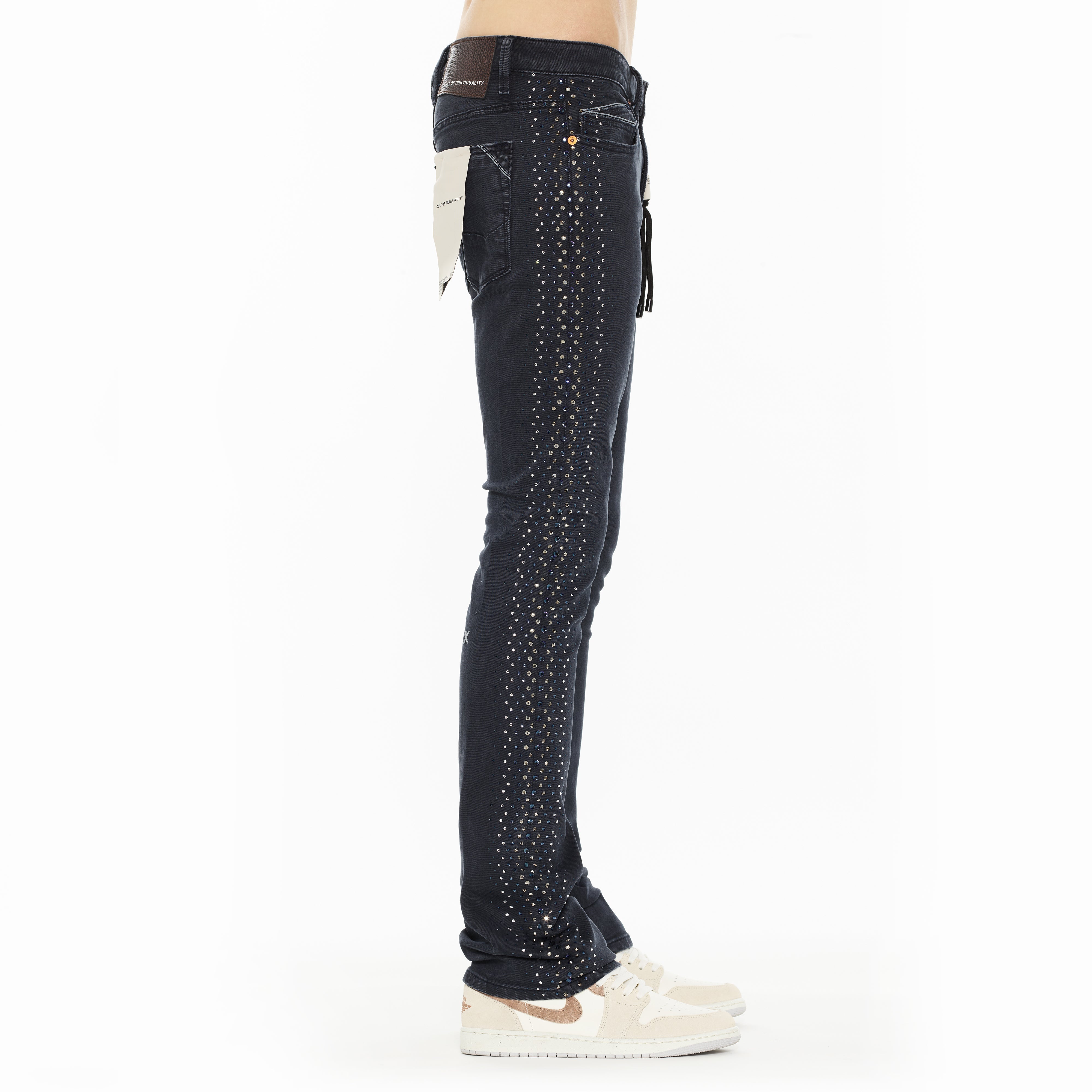 Cult x El Alfa Premium Lenny Bootcut 603 Jeans in Noir