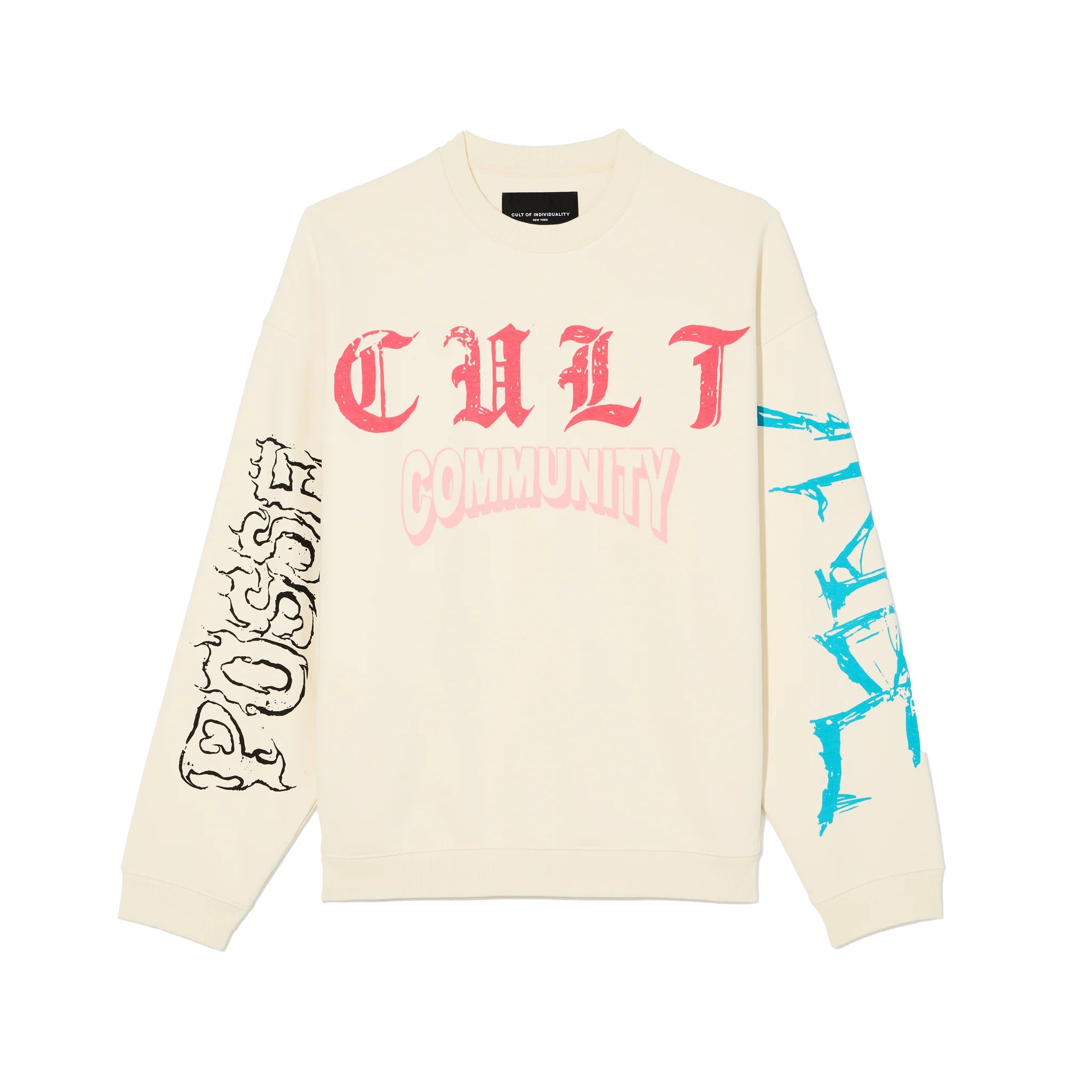 CREW NOVELTY SWEATSHIRT - WINTER WHITE
