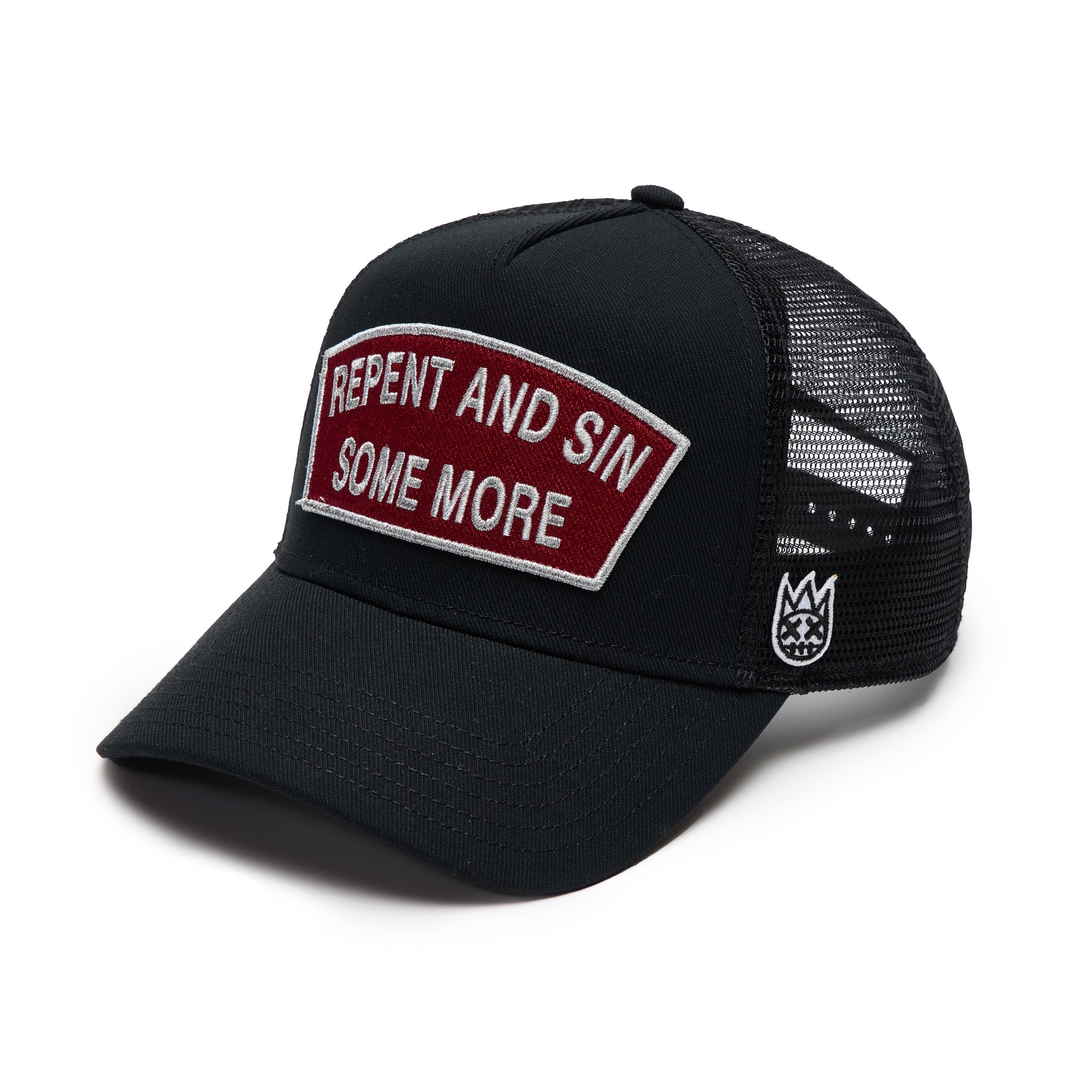 Repent And Sin Some More trucker - Black