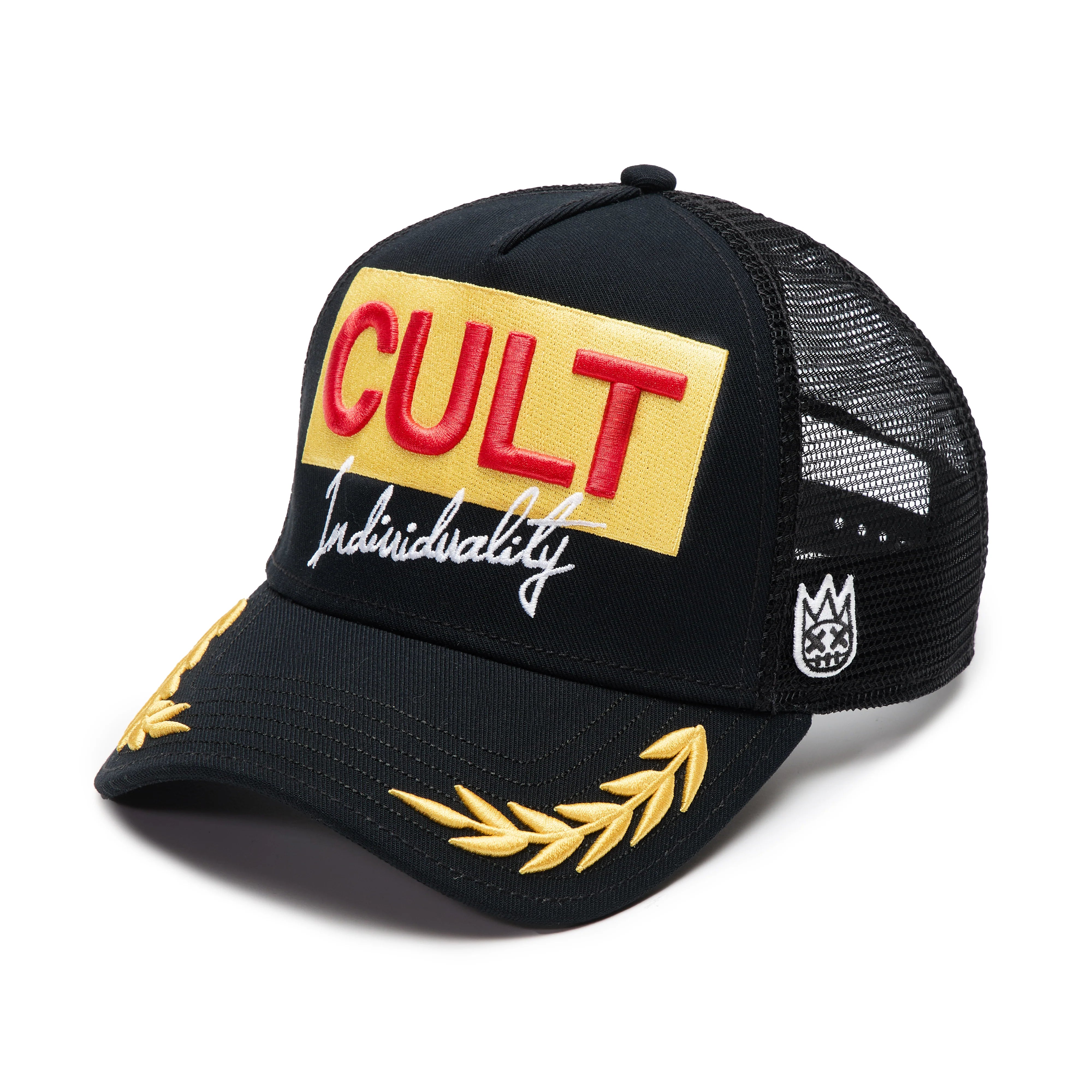 Cult racing Trucker Hat - Black