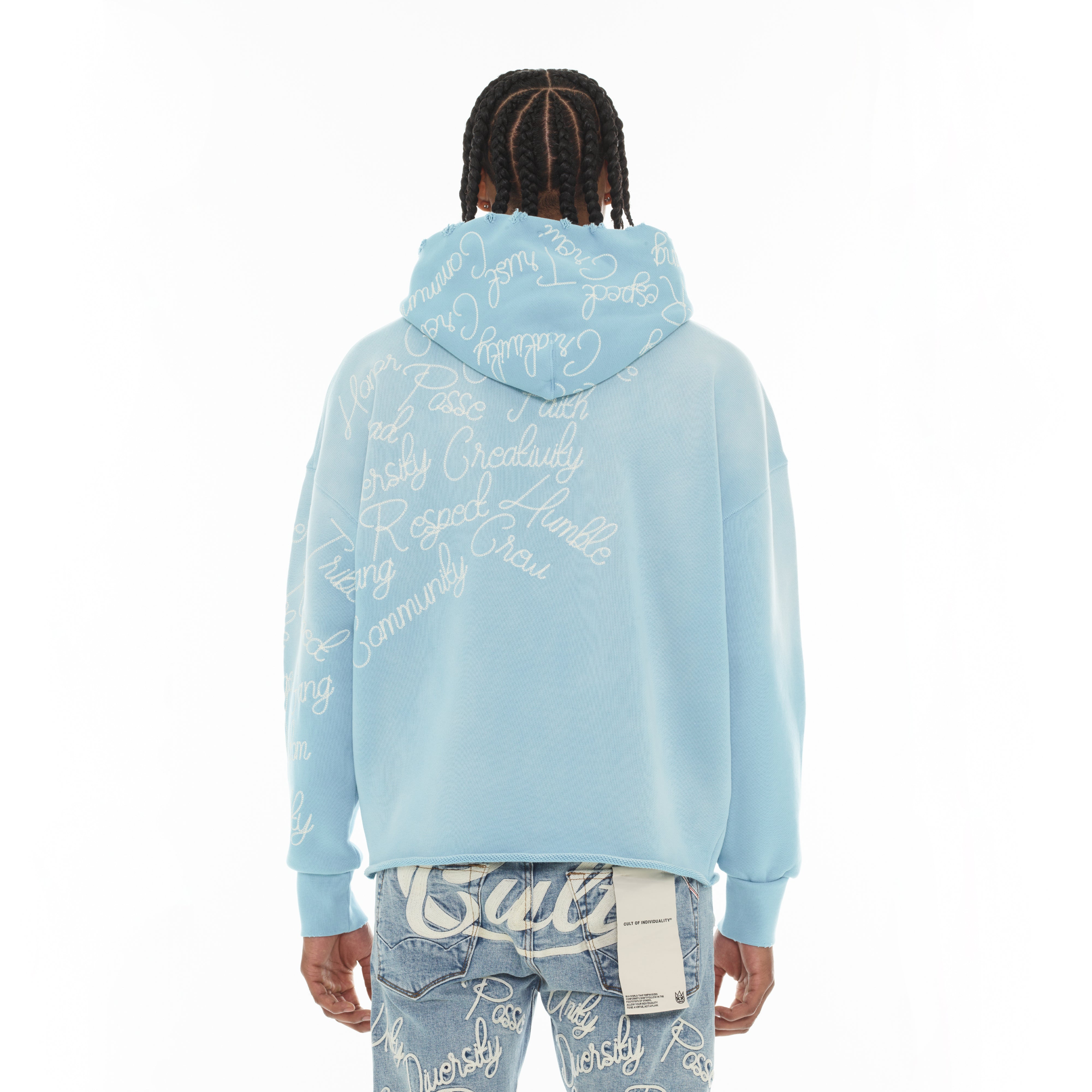 Community Hoodie - Blue Glow