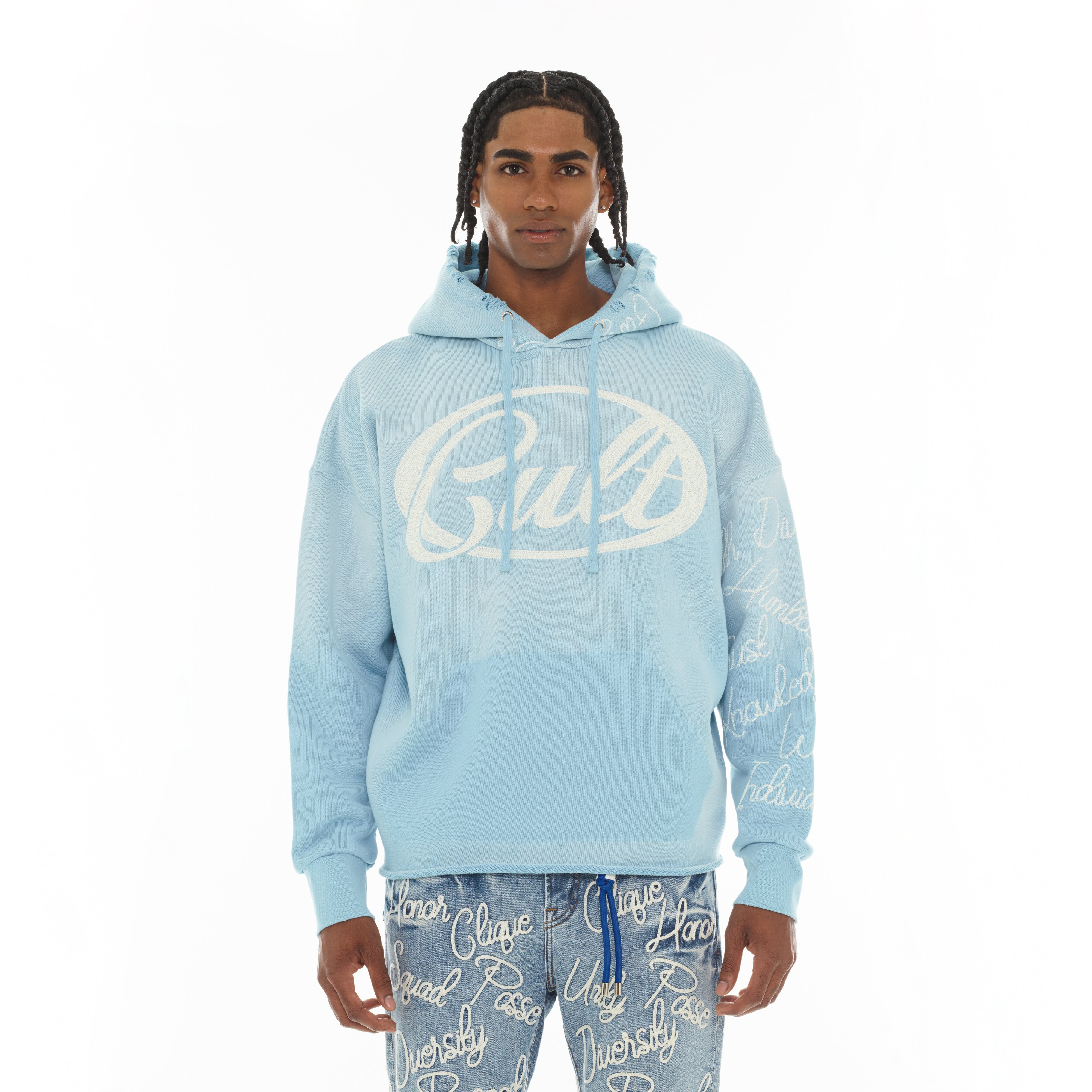 Community Hoodie - Blue Glow