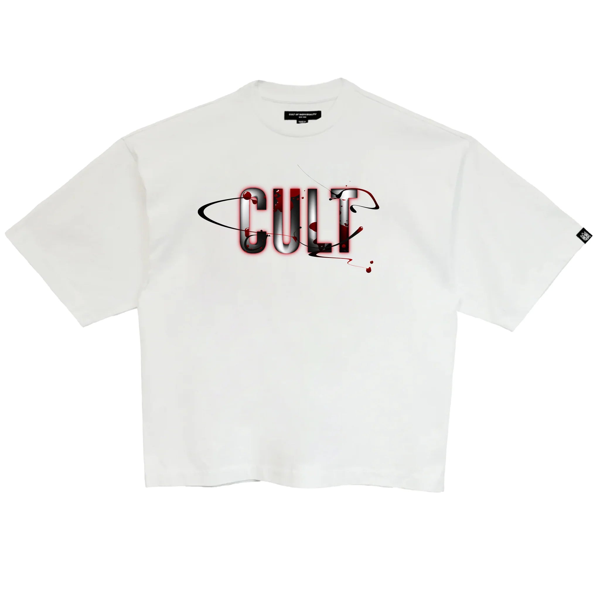Blood Logo T-Shirt - White
