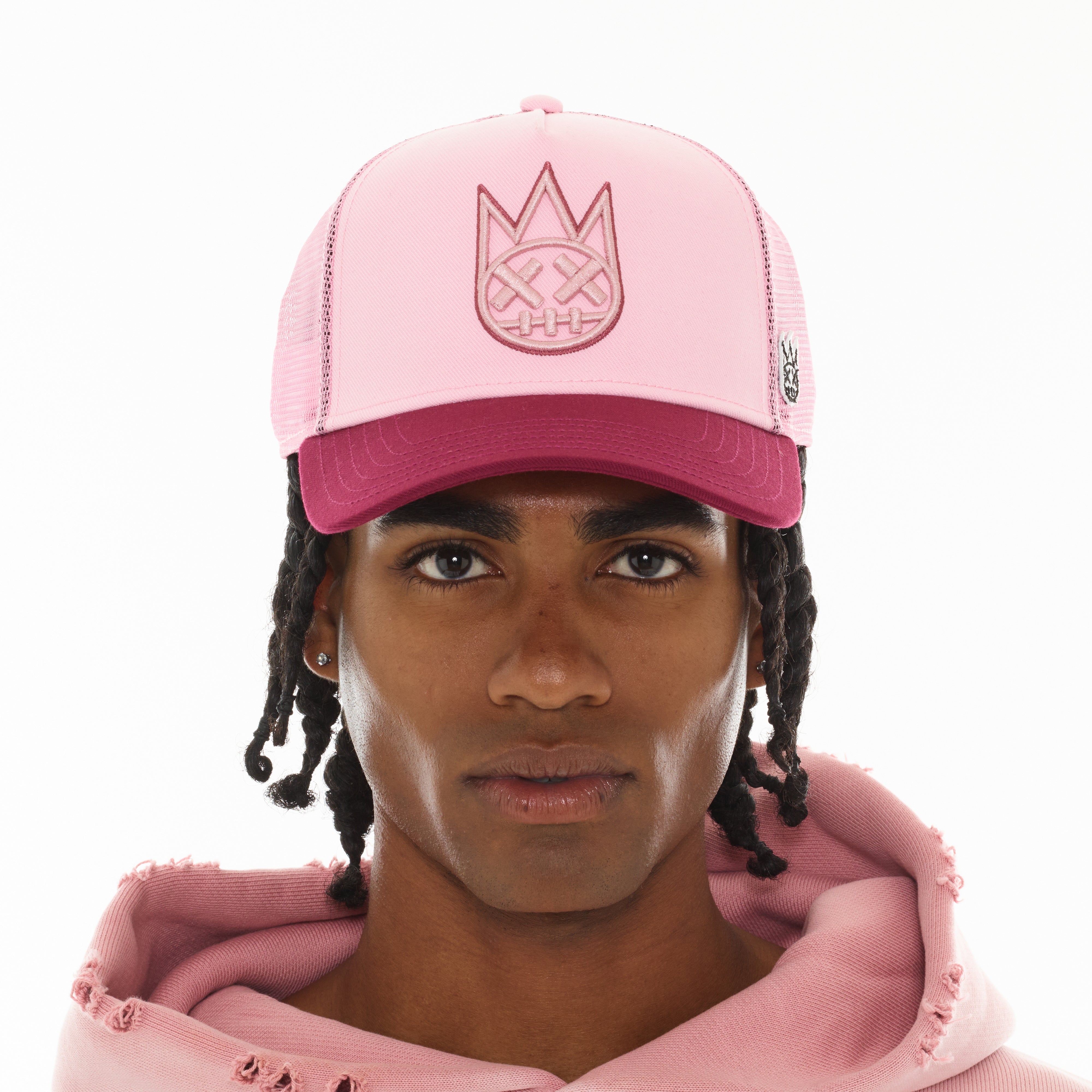 Cult's Logo Mesh Back Trucker Hat In Potpourri